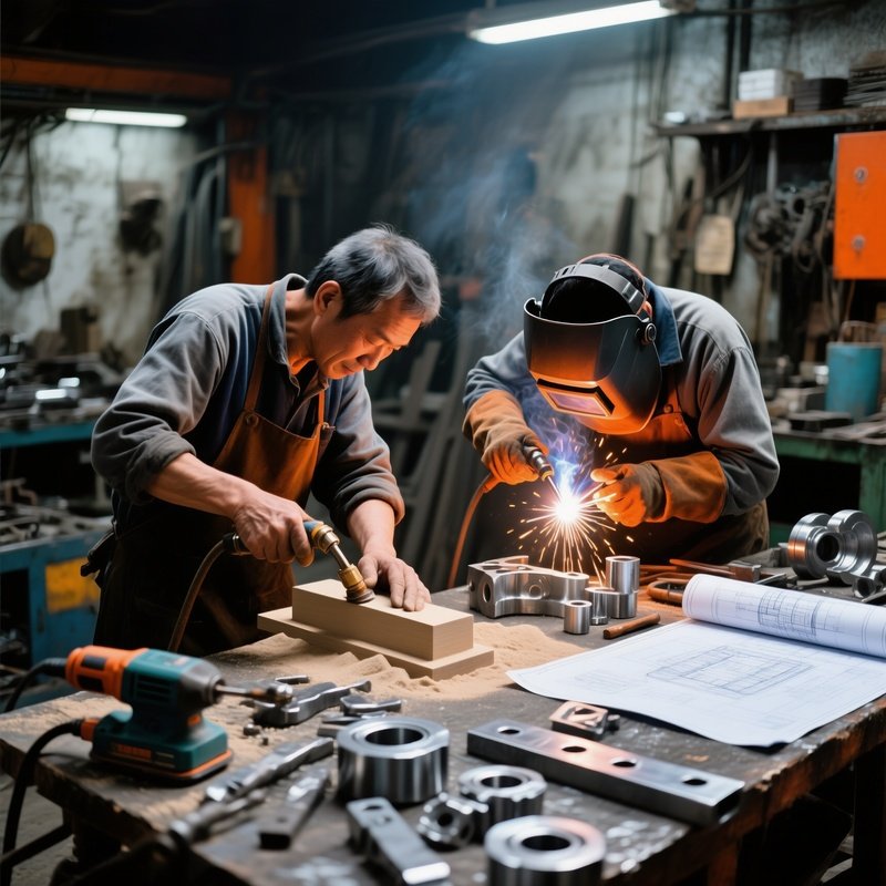 The Human Element Industrial Artisans Creating Machine Parts