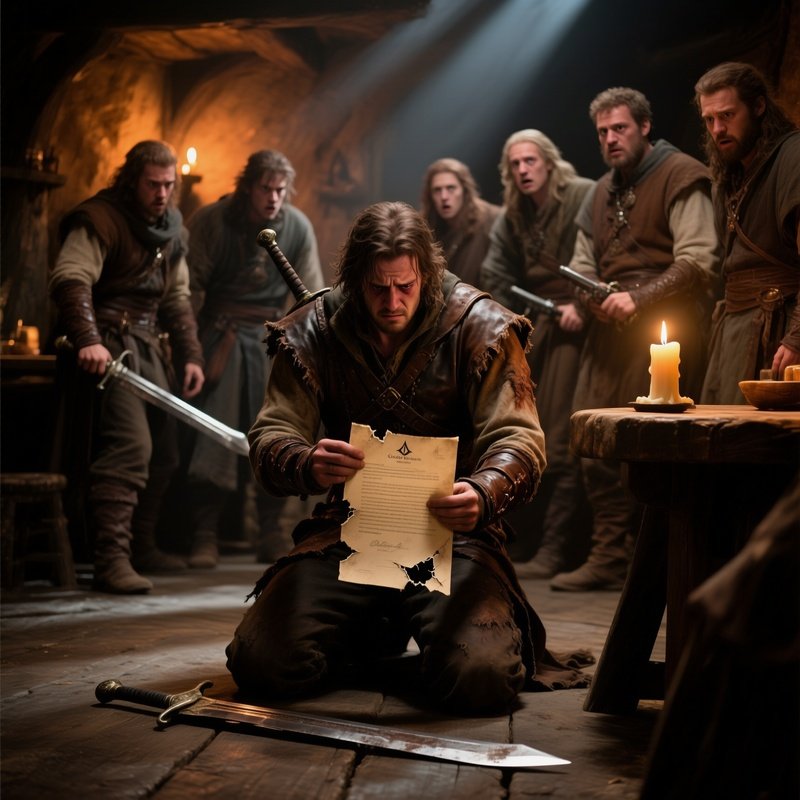 The Huntsmans Mercy Assassin Reveals Hire To Kill Party