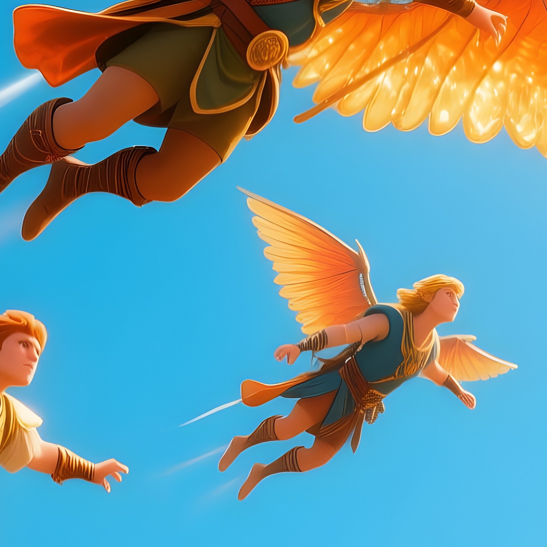 The Icarus Flight Party With Wax Wings - Full Resolution Quality Preview