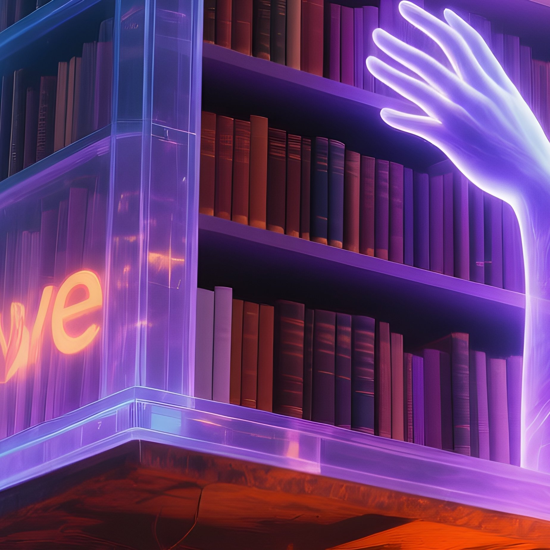 The Last Library As Metaphor For Knowledge Survival - Full Resolution Quality Preview