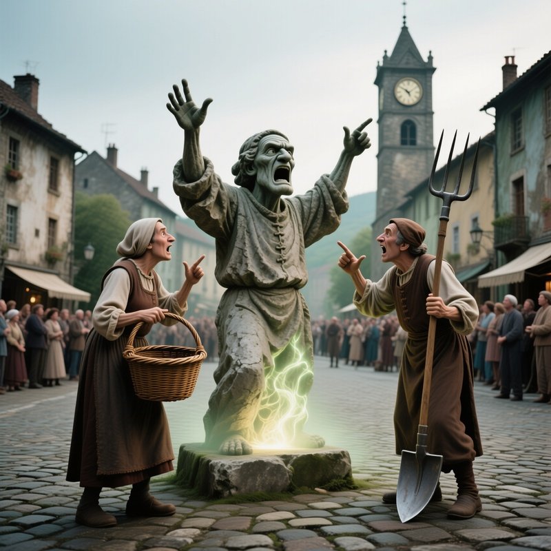 The Living Statue Town Square Debates