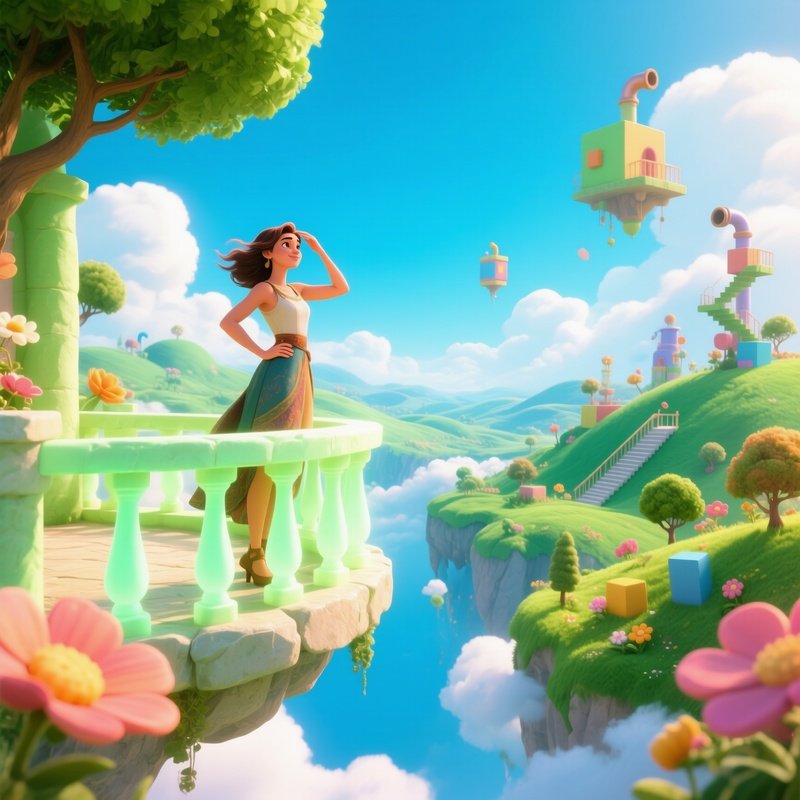 The Mushroom Kingdom Balcony