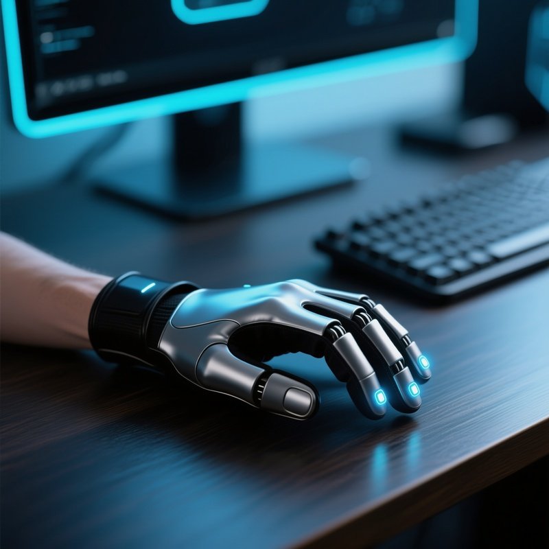 The Nothing A Mouse That Is Just A Glove With Sensors On The Fingertips No Physical Mouse