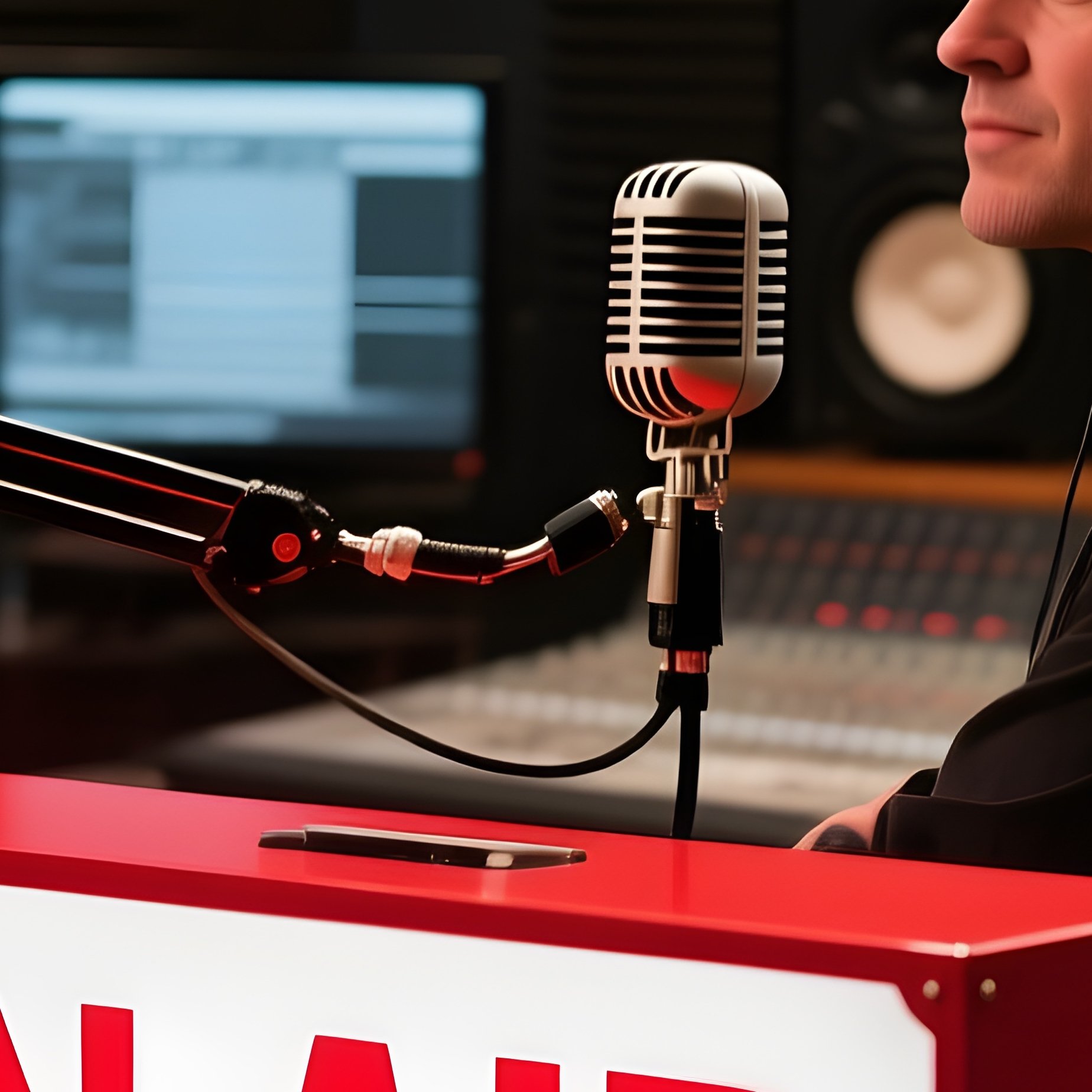 The On Air Sign A Light Up Box For A Radio Studio - Full Resolution Quality Preview