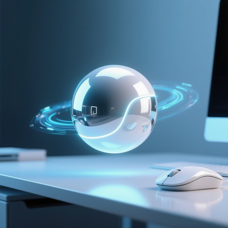 The Orb A Perfectly Spherical Floating Orb Mouse