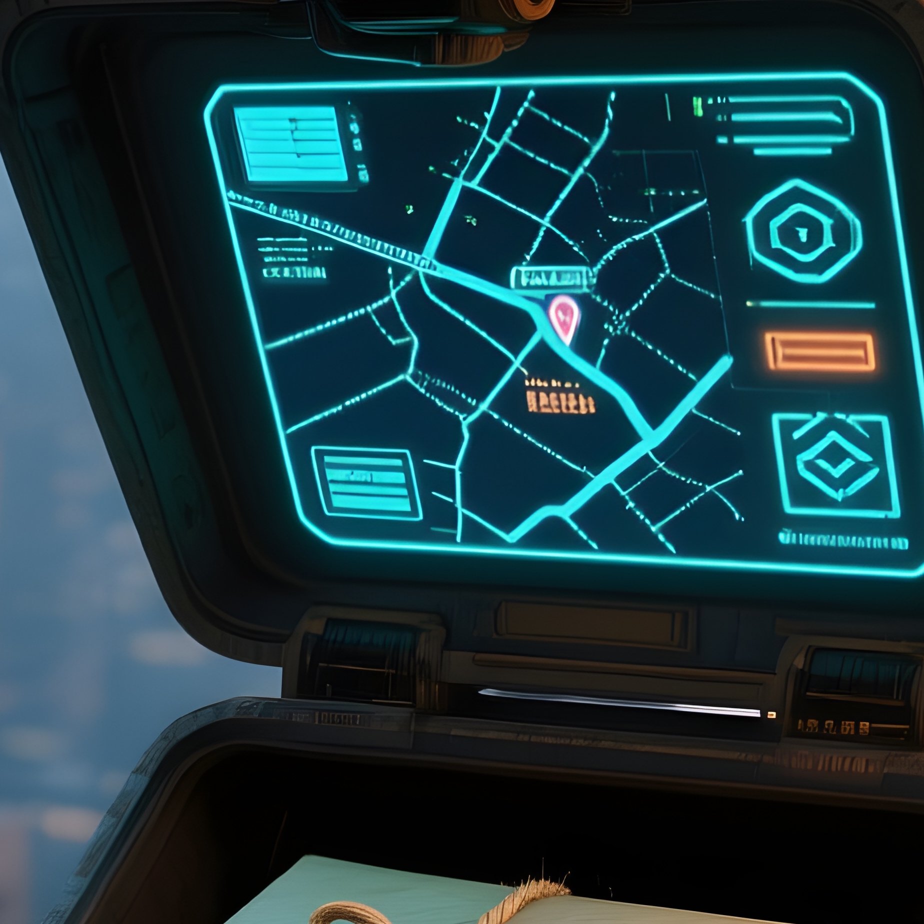 The Pre War Drone An Automated Delivery Drone Is Still Trying To Deliver A Package From 100 Years Ago - Full Resolution Quality Preview