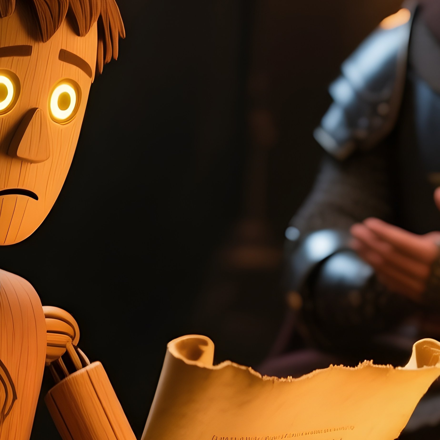 The Puppet Boy Asking For Ethical Advice - Full Resolution Quality Preview
