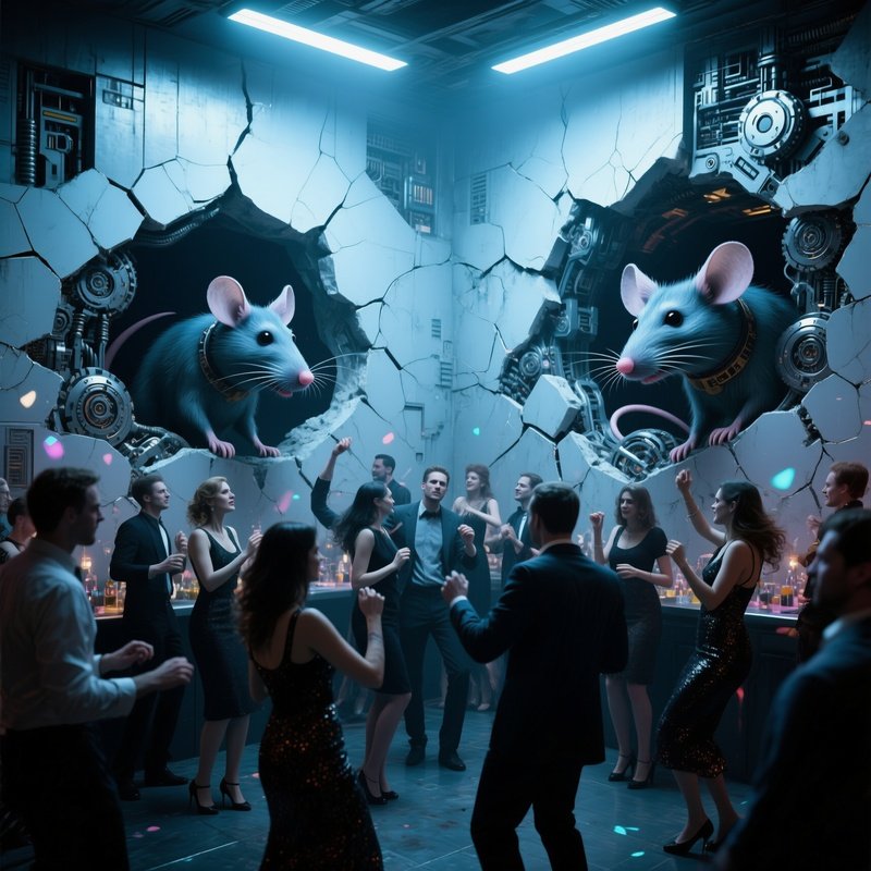 The Rat In The Walls Party Hears Scurrying Behind Drywall Rats Size Dogs 3