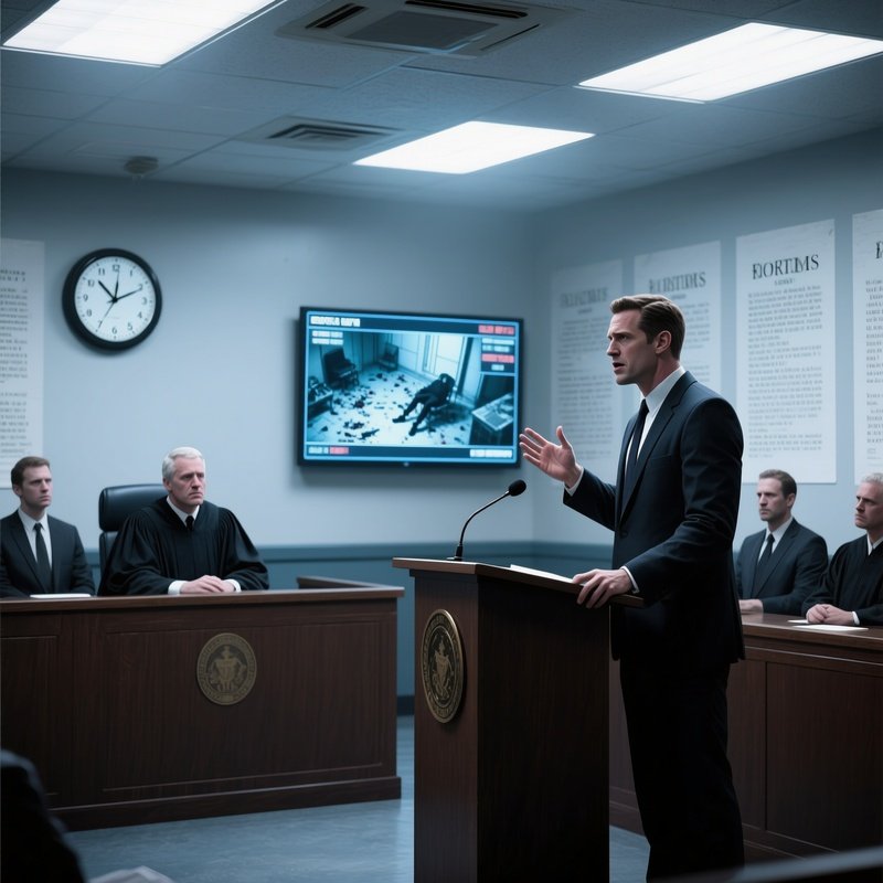 The Rigged Trial A Player Is On Trial For A Crime They Didnt Commit They Must Use Rhetoric To Sway The Jury