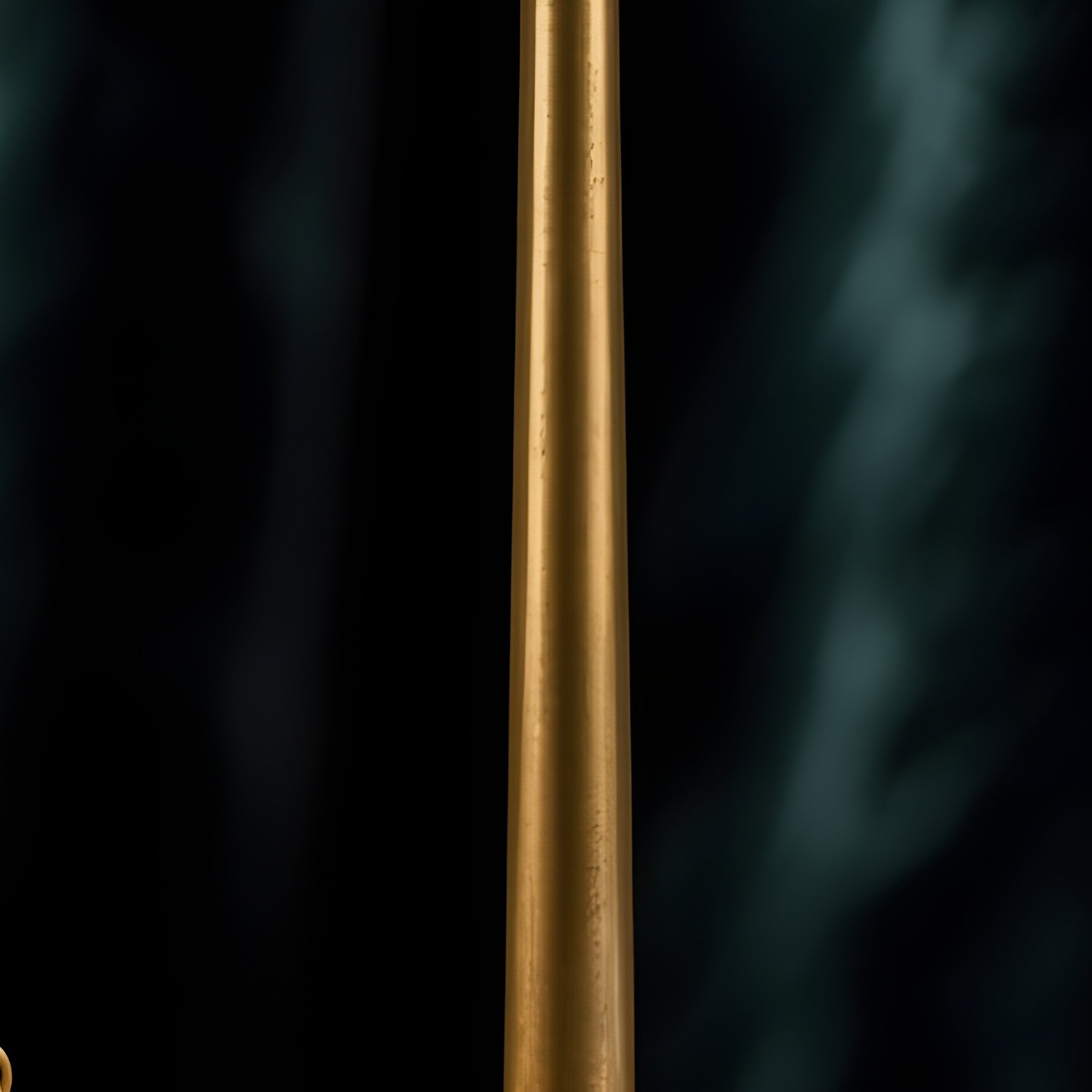 The Scale: An Antique Brass Weighing Scale With Gold Bars On One Side And A Large Diamond On The Other, Perfectly Balanced, Set Against A Dark Velvet Background. - Full Resolution Quality Preview