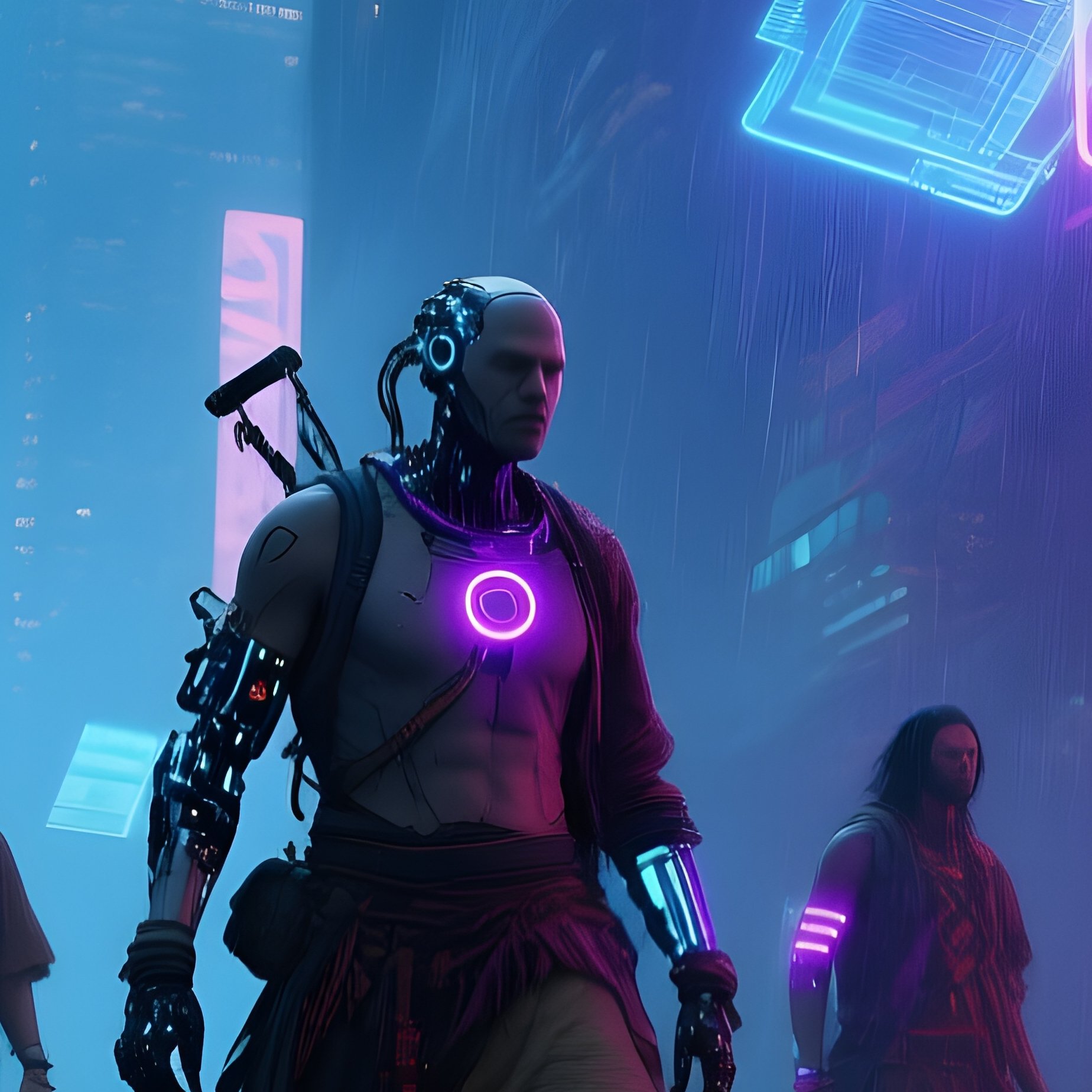 The Sci Fi Cyberpunk Nomads - Full Resolution Quality Preview