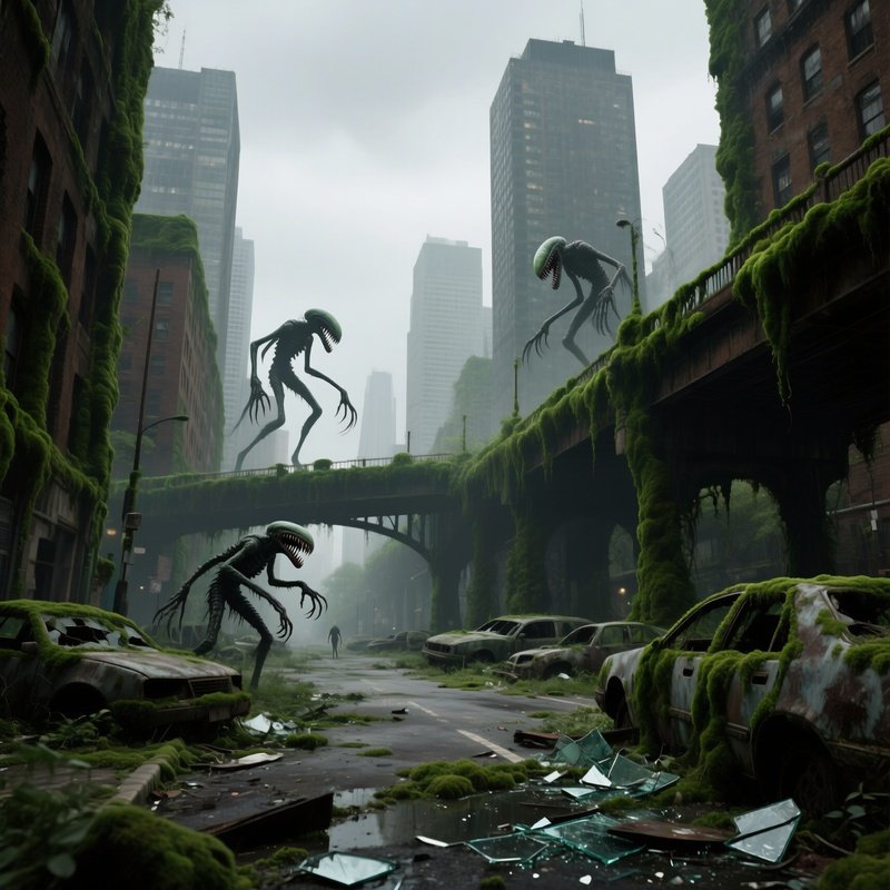 The Silent City Overgrown With Moss Where Noise Attracts Clickers