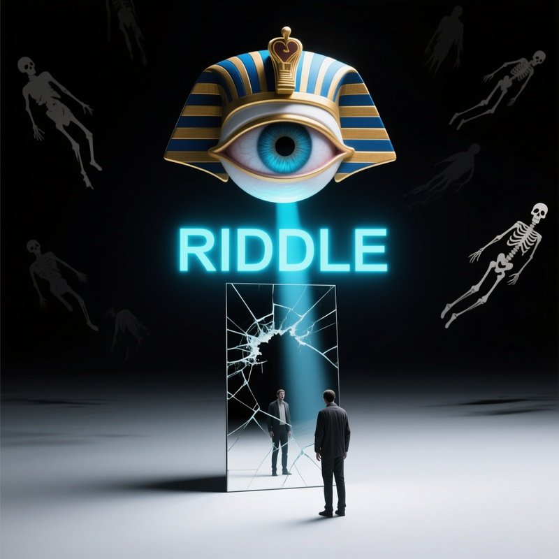 The Sphinxs Riddle Abstract Symbolic Meaning Guardian Refuses Passage Unless Party Answers Riddle Failure Means Death