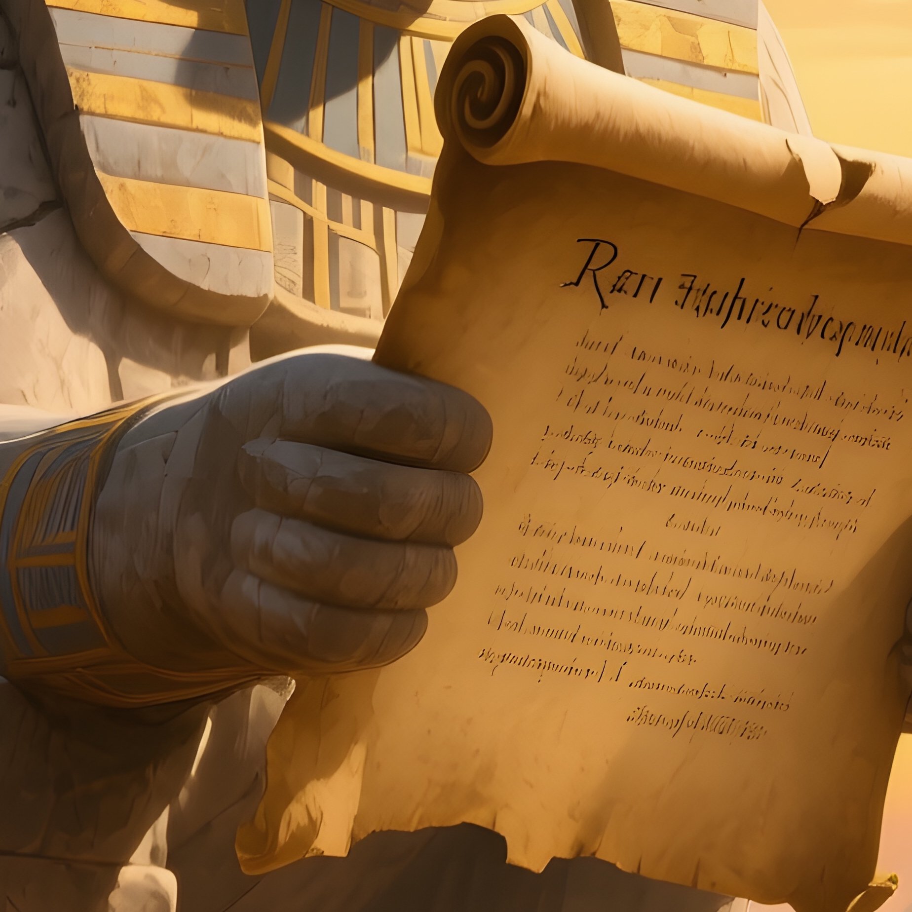 The Sphinxs Riddle Guardian Refuses Passage Unless Party Answers Riddle Failure Means Death - Full Resolution Quality Preview