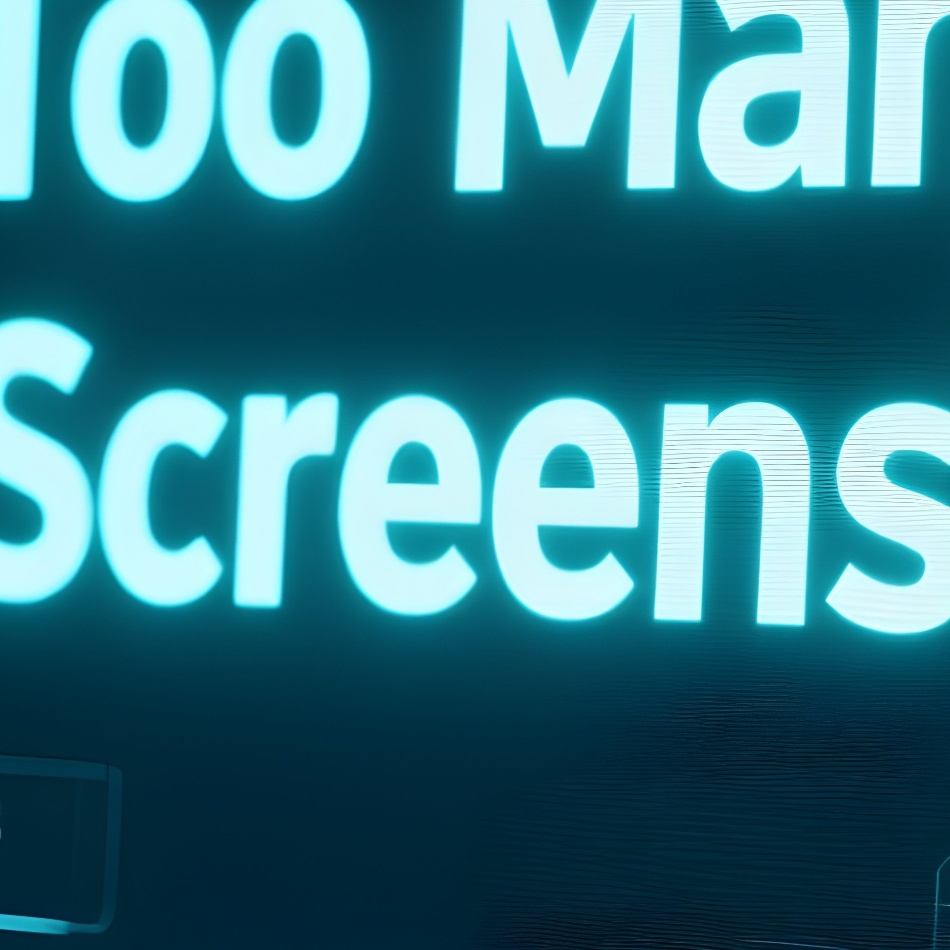 The  Too Many Screens  Types - Full Resolution Quality Preview