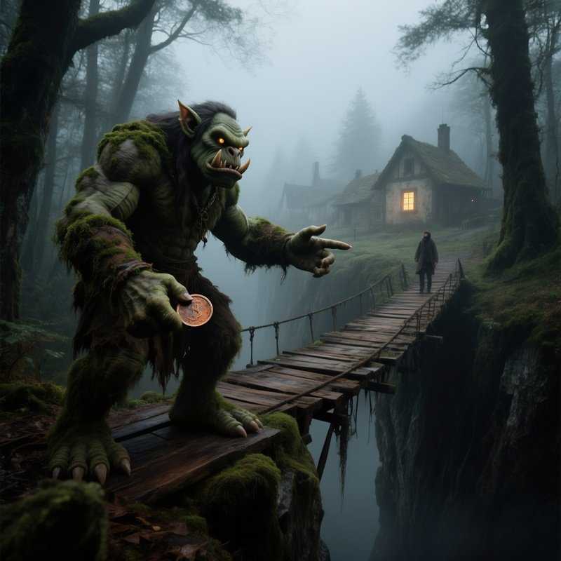 The Troll Bridge Toll First Thing Home