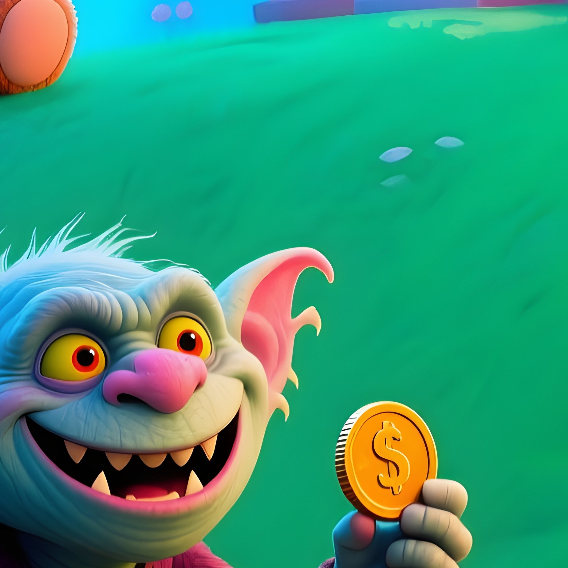 The Troll Bridge Toll First Thing Home Digital Art - Full Resolution Quality Preview