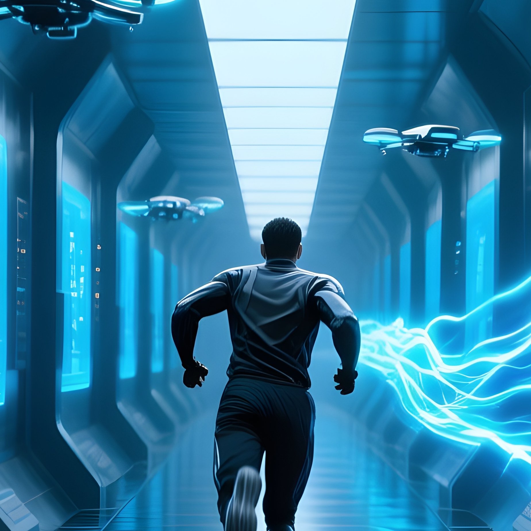 The Unending Hallway Sci Fi Version - Full Resolution Quality Preview