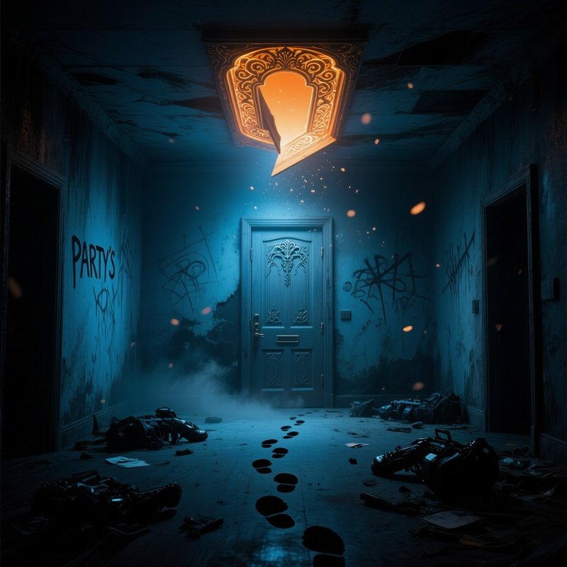 The Vanishing Door The Door The Party Used To Enter The Room Is Gone A New Door Appears On The Ceiling