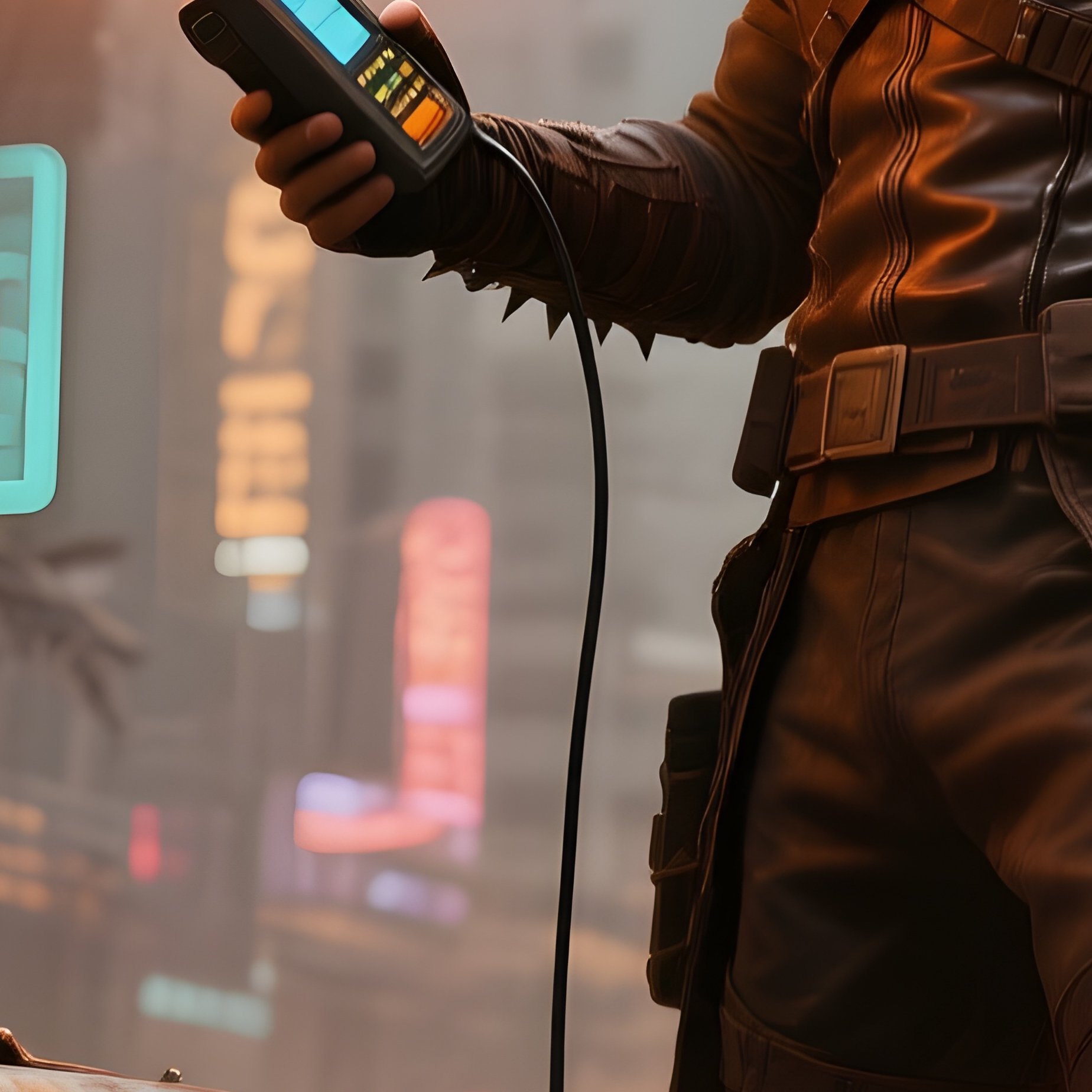 The Wasteland Warrior Guarding Generator Uploading Blog - Full Resolution Quality Preview