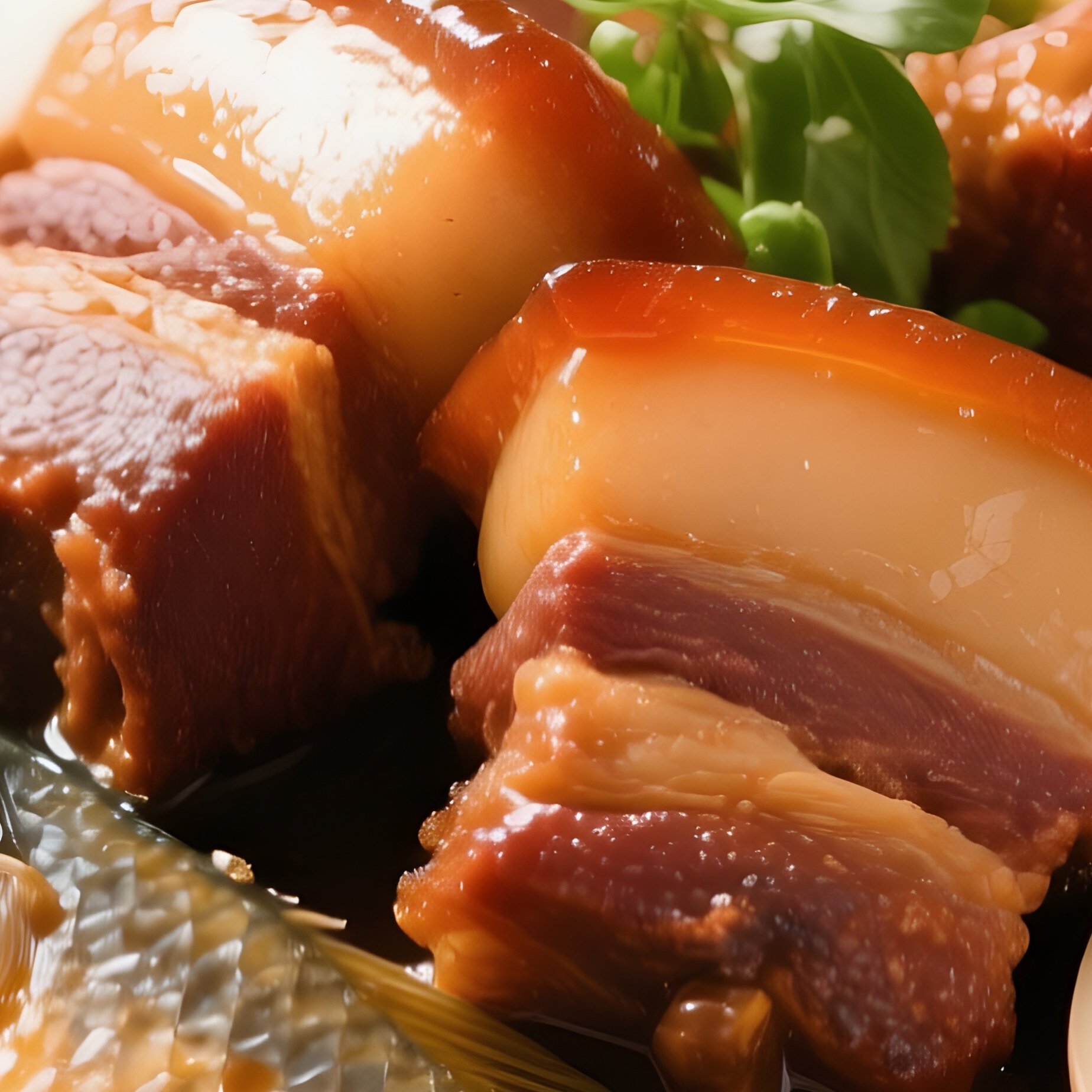 Thịt Kho Tàu Braised Pork Belly And Eggs In Coconut Water And Fish Sauce - Full Resolution Quality Preview