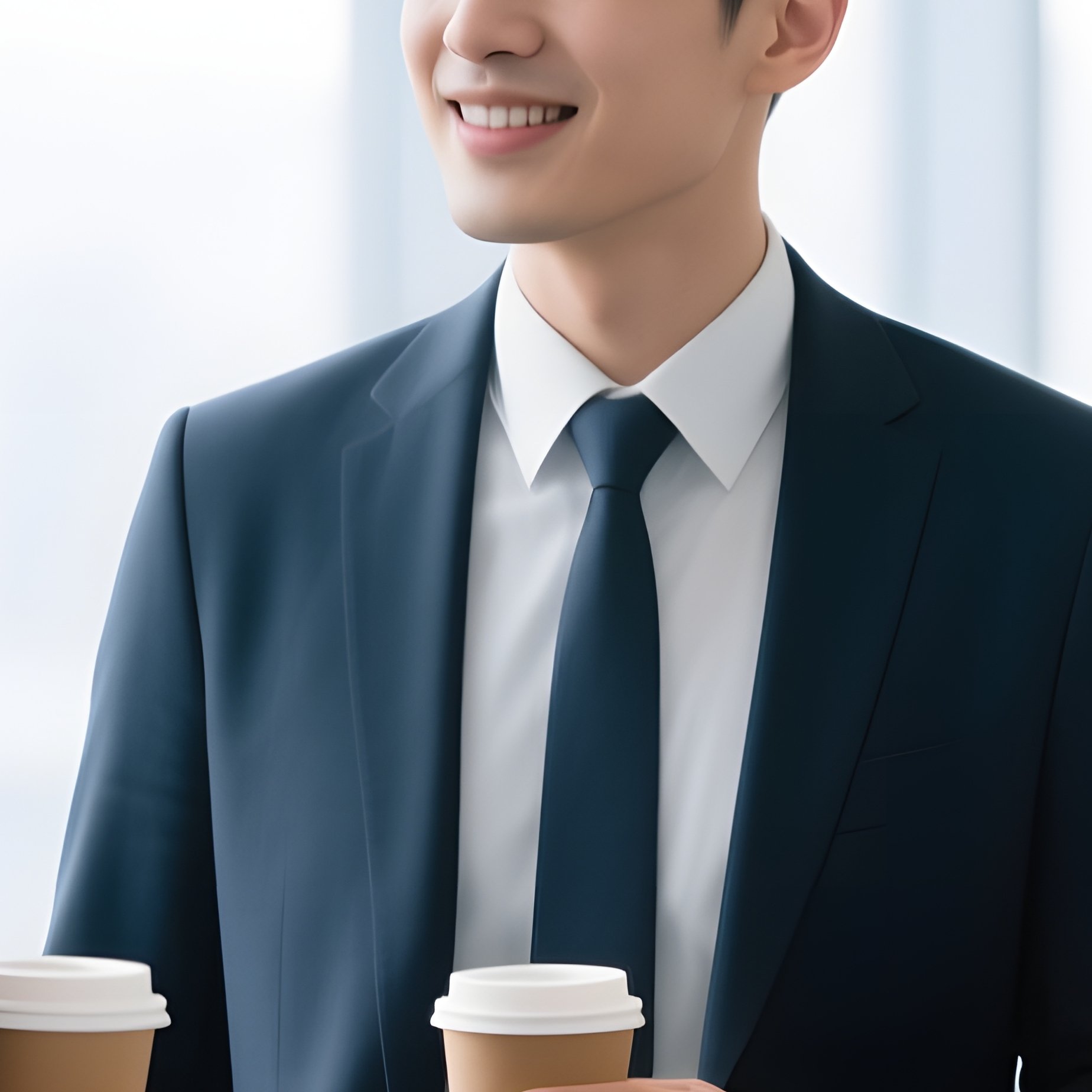 Three Business People In A Conversation Business Conversation - Full Resolution Quality Preview