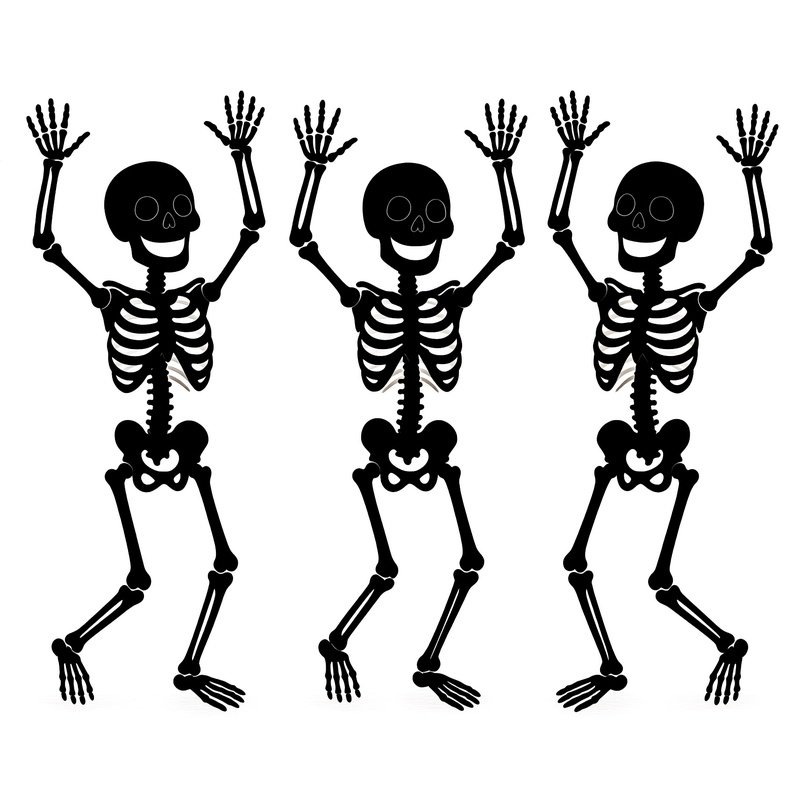 Three Dancing Skeletons Skeleton Dance