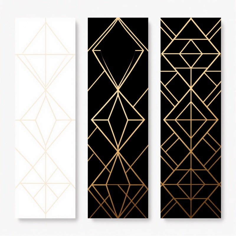 Three Geometric Pattern Designs Geometric Patterns Digital Art