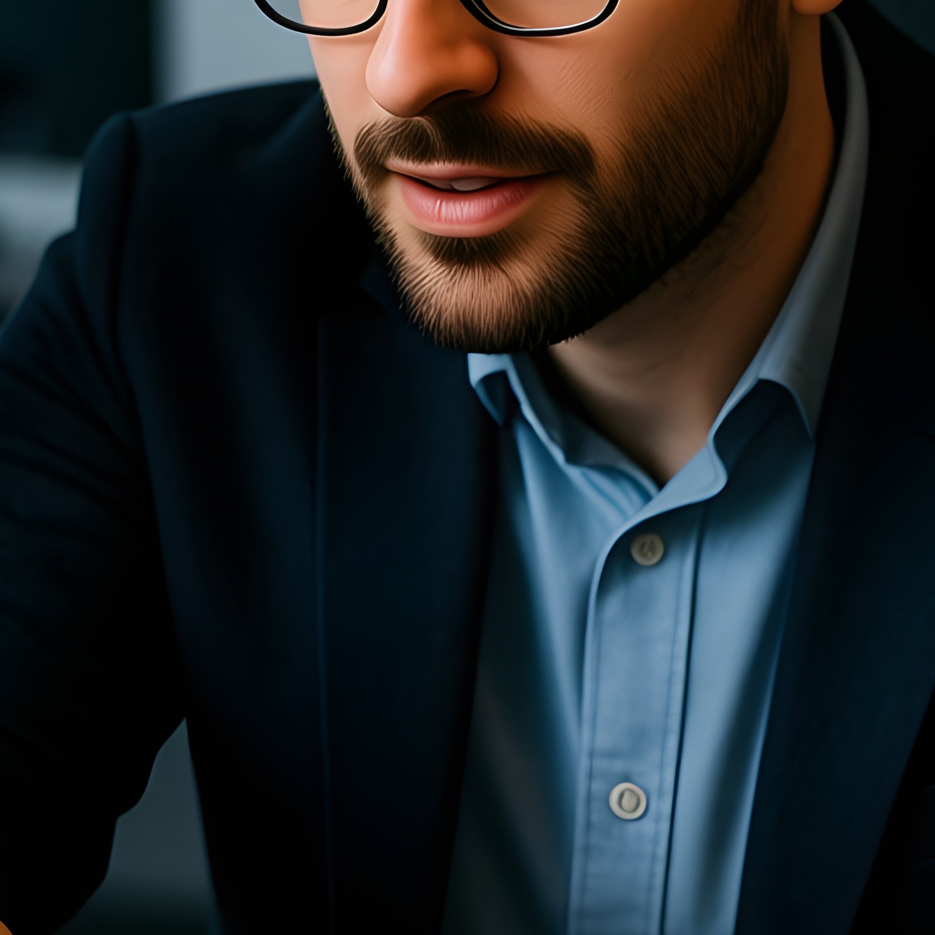 Three Individuals Collaborating Around A Computer Screen - Full Resolution Quality Preview