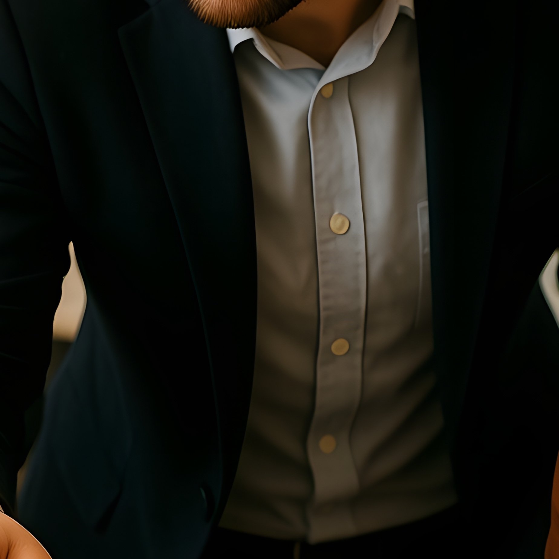Three People Collaborating Around A Computer In An Office Setting - Full Resolution Quality Preview