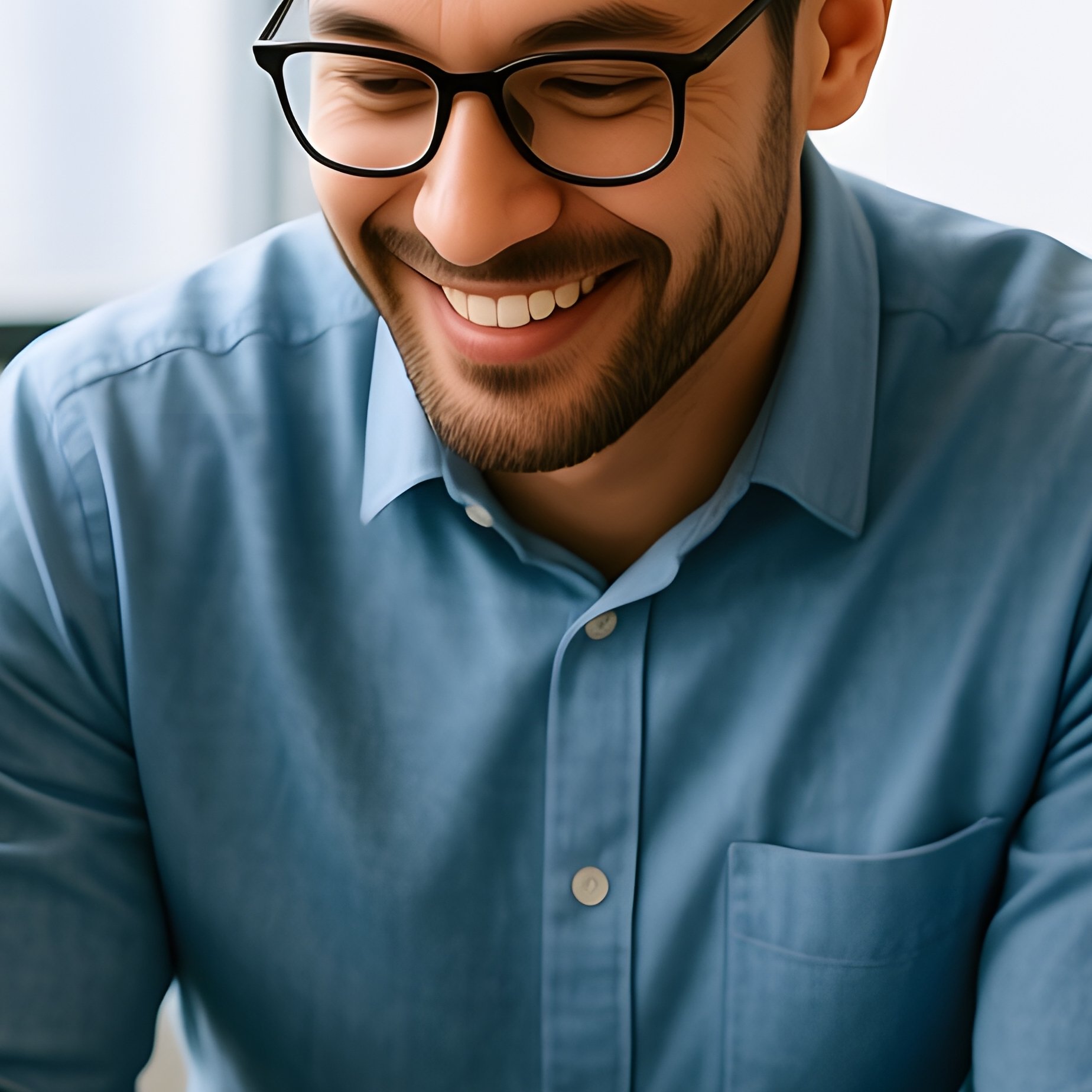Three People Collaborating Around A Laptop In An Office Setting - Full Resolution Quality Preview