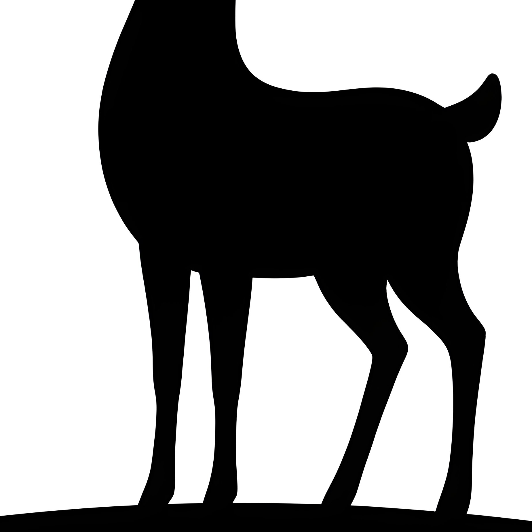 Three Reindeer In A Festive Scene Christmas Reindeer - Full Resolution Quality Preview