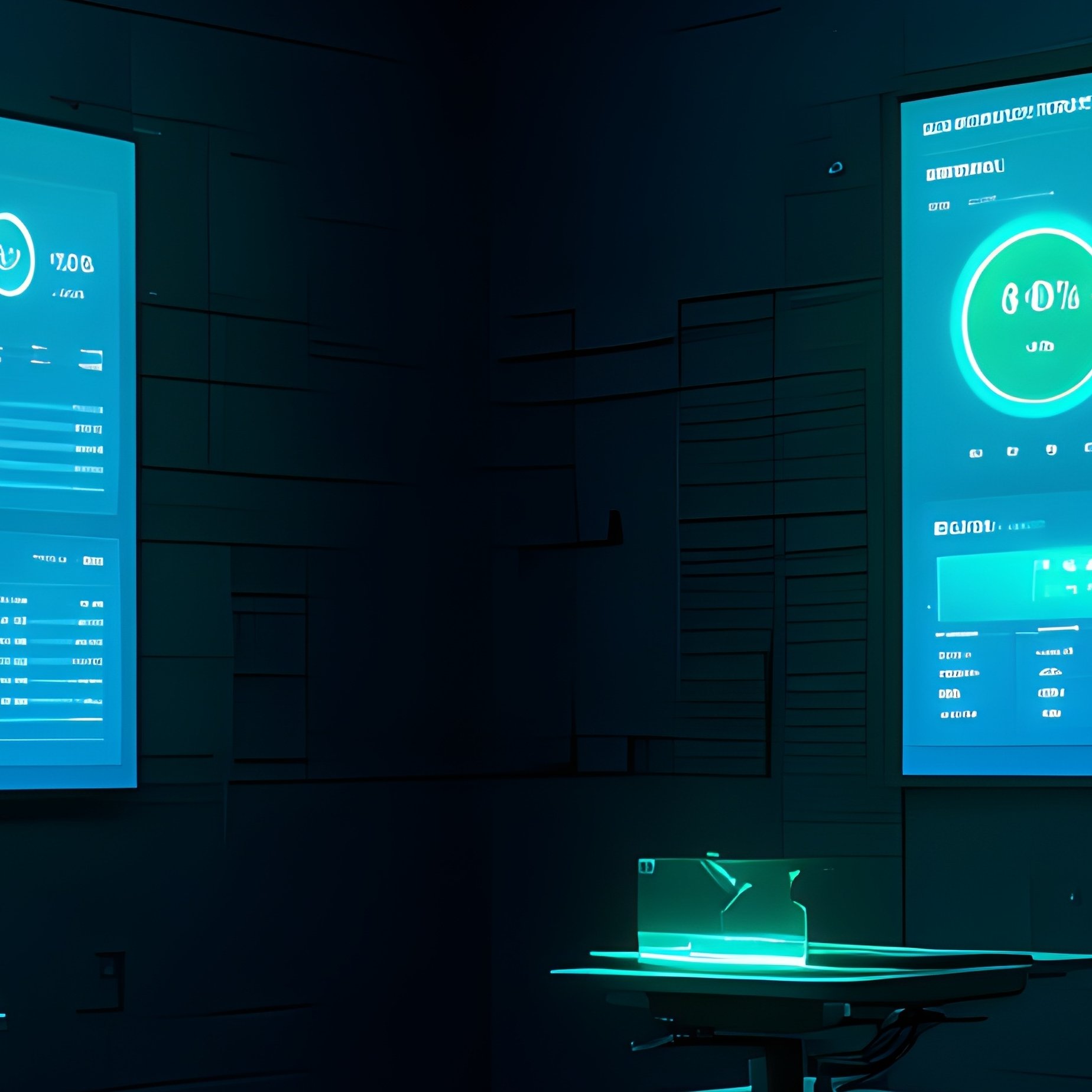 Time Efficiency Organization Digital Dashboard Room - Full Resolution Quality Preview