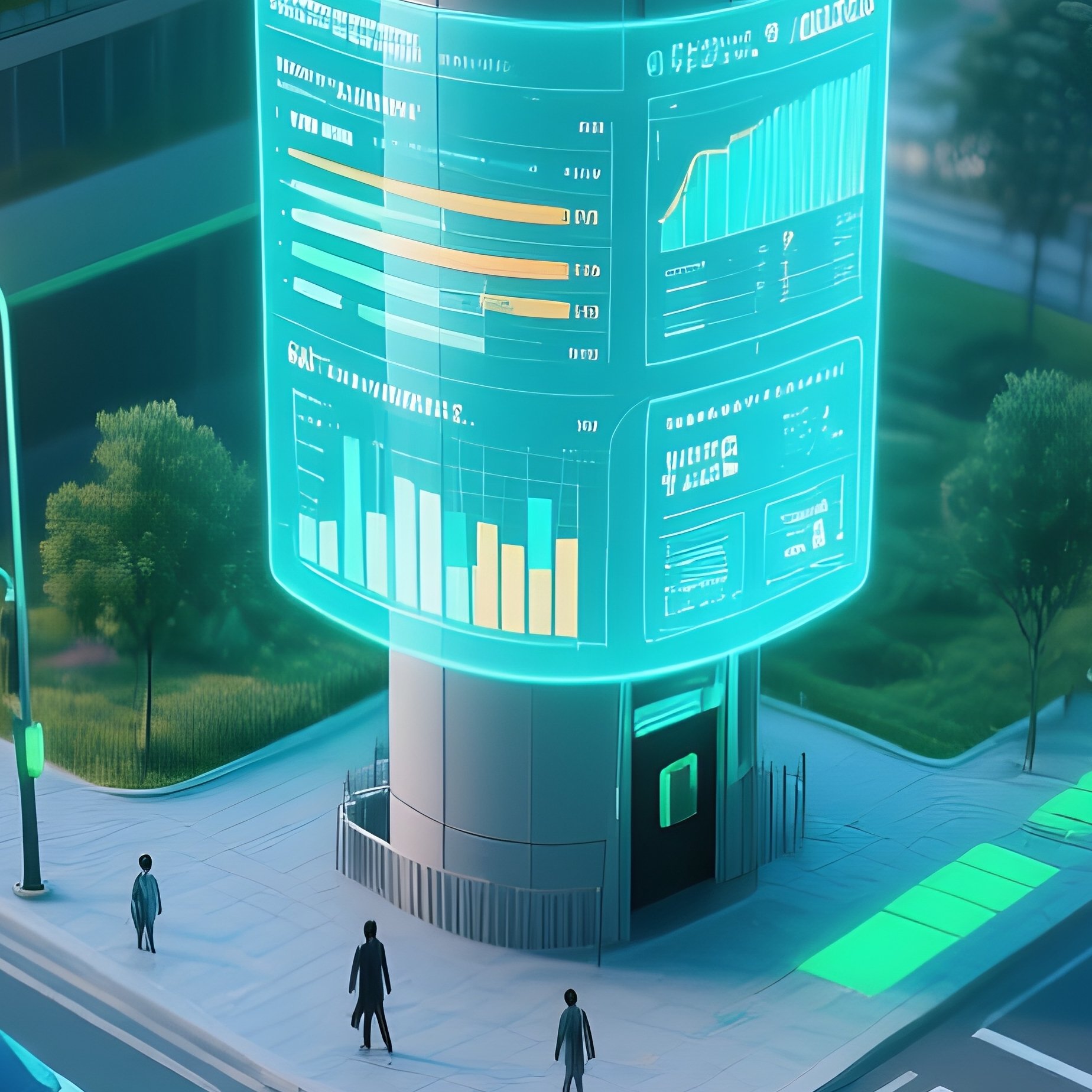 Time Efficiency Organization Urban Traffic Control - Full Resolution Quality Preview