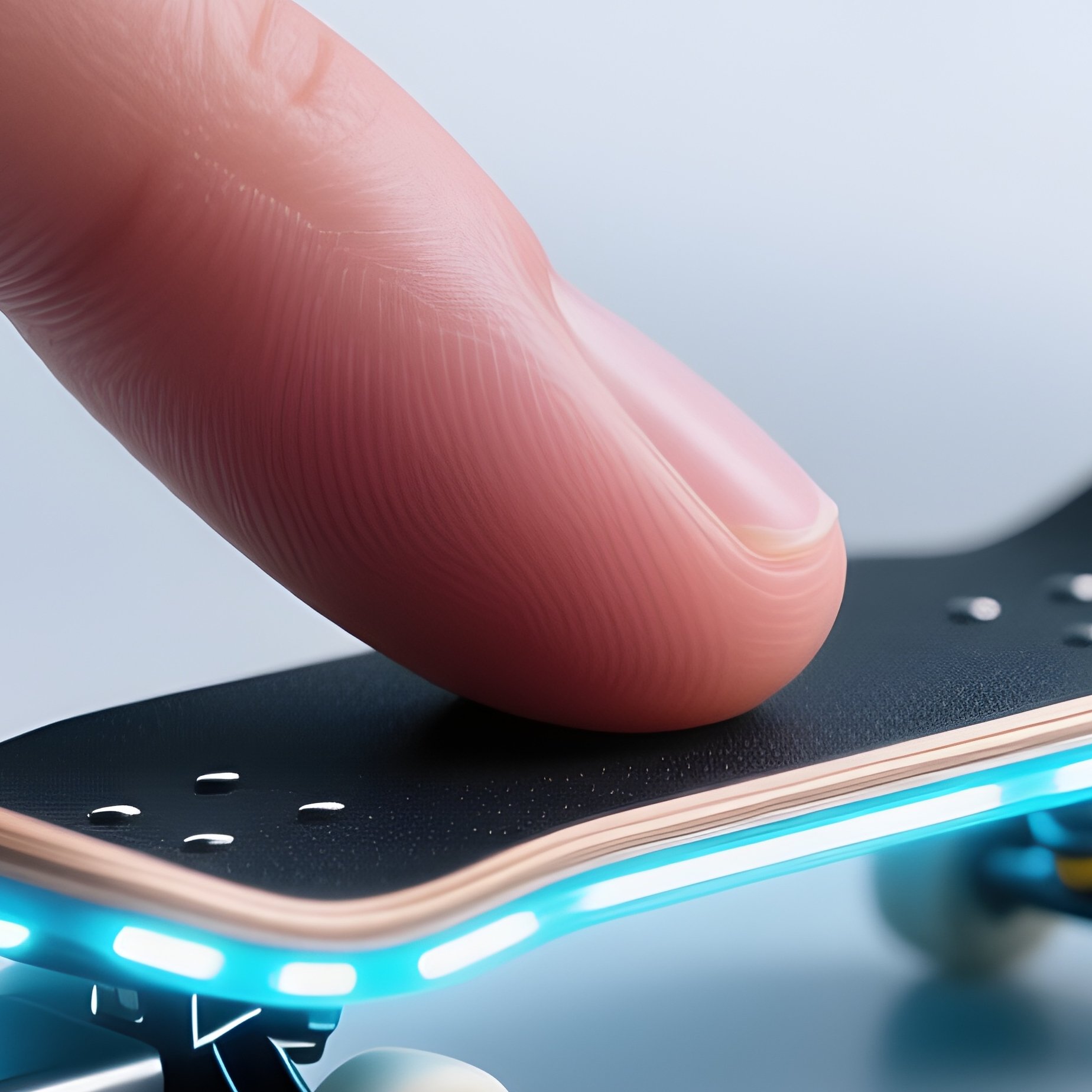 Tiny Finger Skateboard Mouse Device - Full Resolution Quality Preview