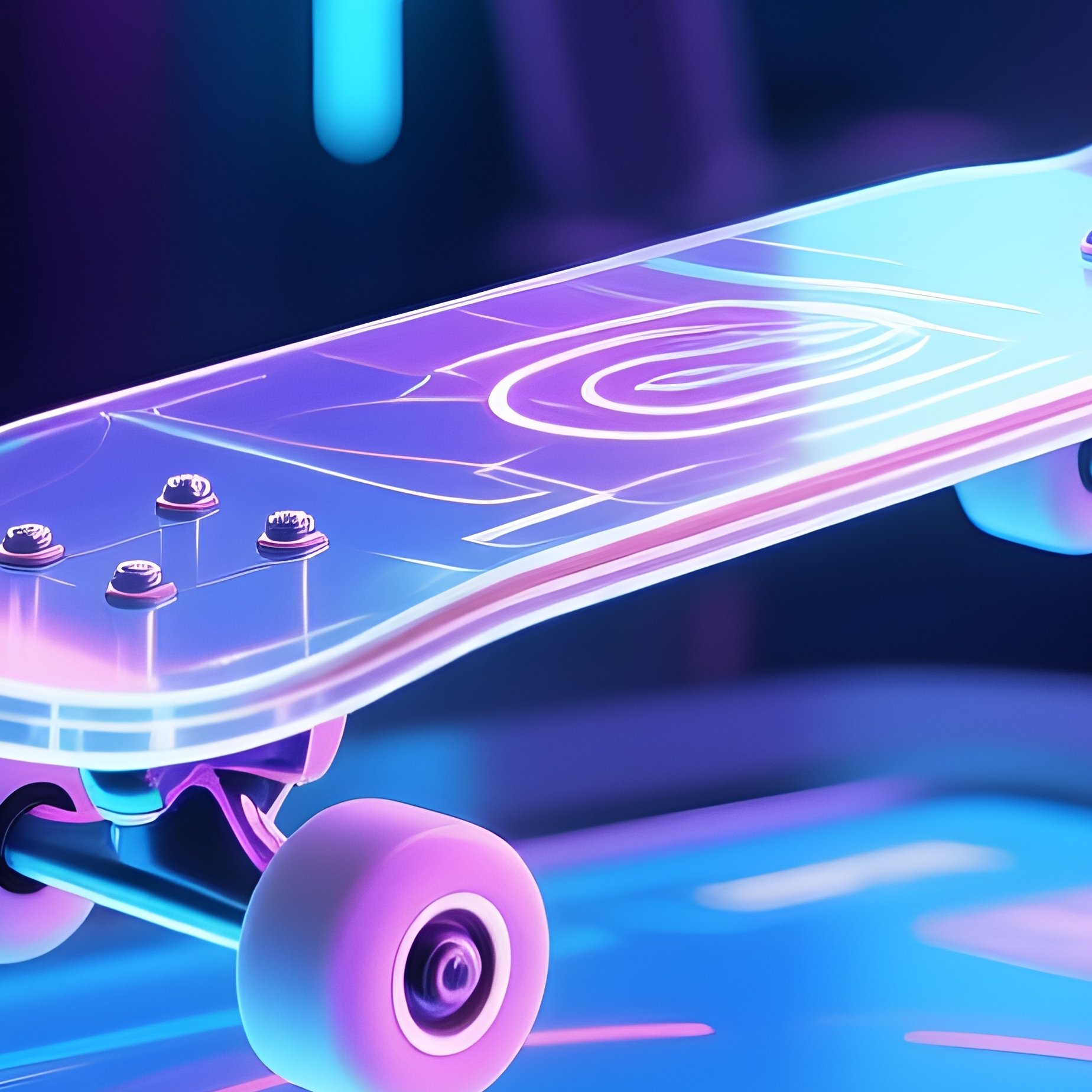 Tiny Skateboard As Mouse In Digital Interface - Full Resolution Quality Preview