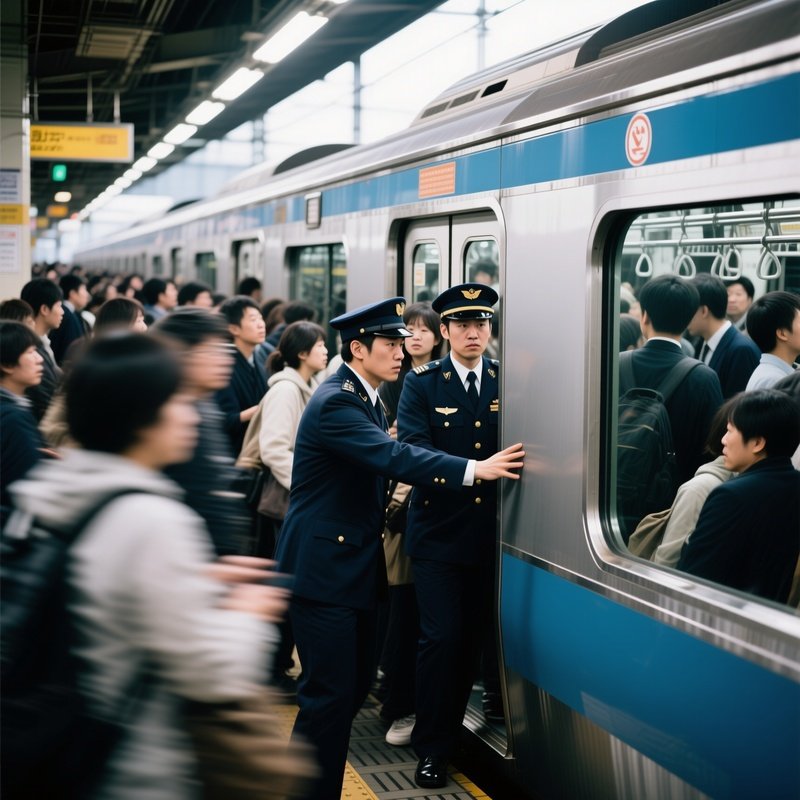 Tokyo Pushers Documentary Subway Rush Hour