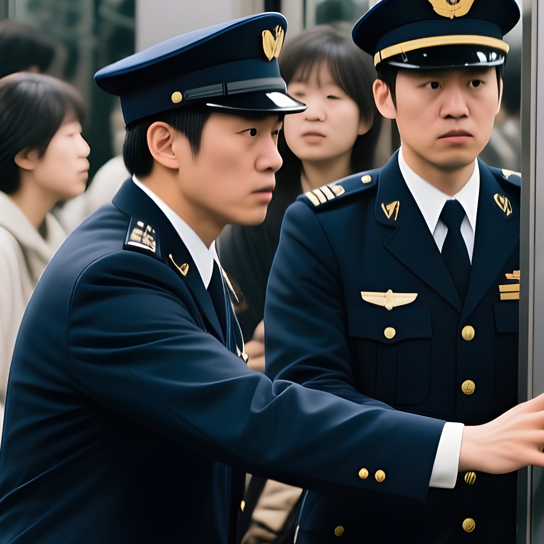 Tokyo Pushers Documentary Subway Rush Hour - Full Resolution Quality Preview