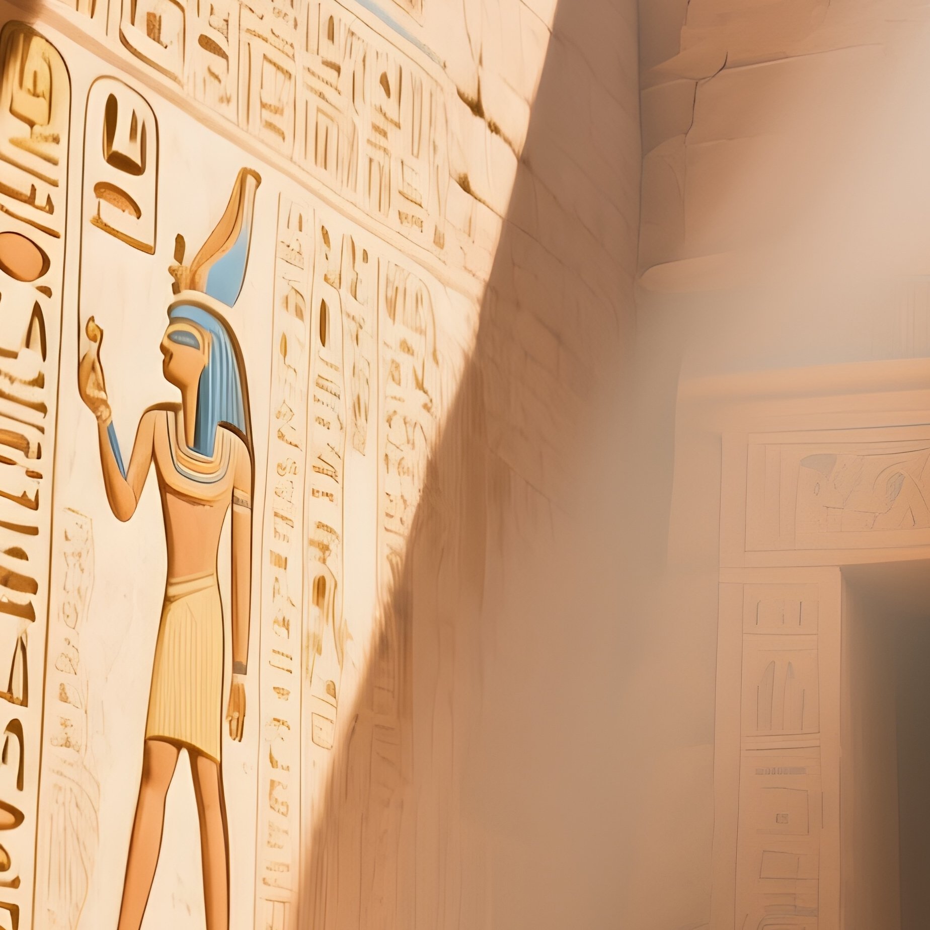 Tourists Tomb Hieroglyphs - Full Resolution Quality Preview