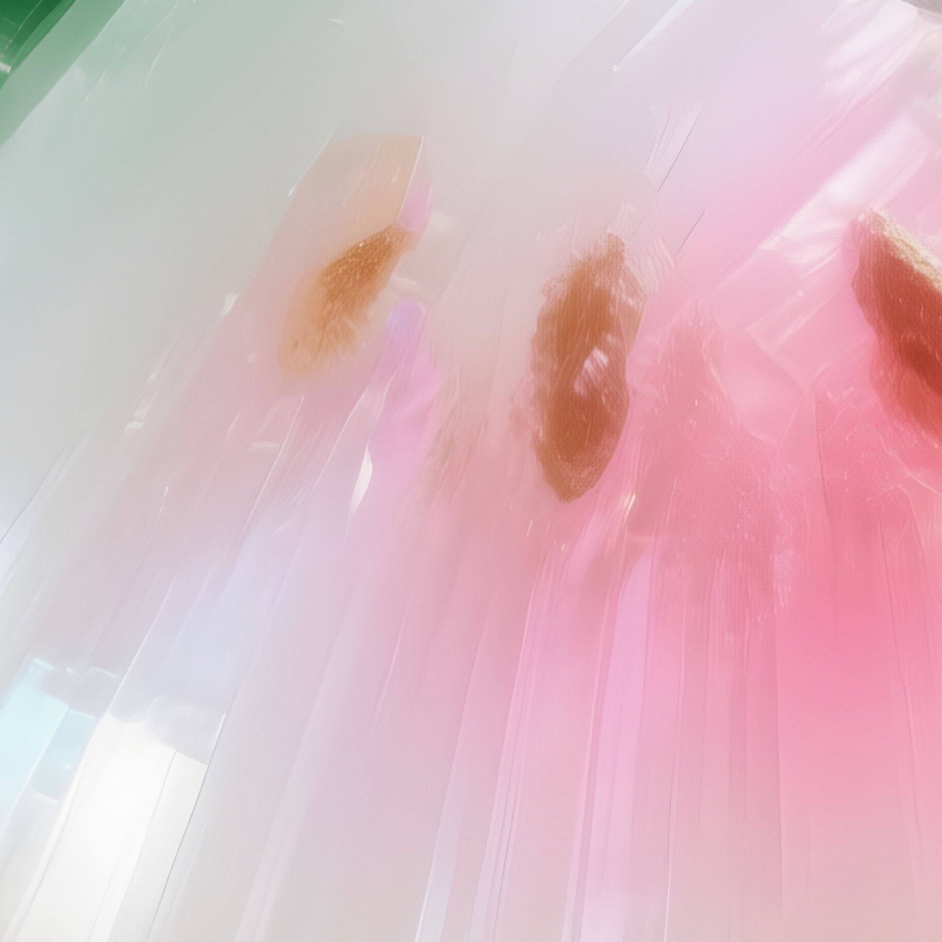 Tourmaline Slice Watermelon Tourmaline Green White Pink Center - Full Resolution Quality Preview