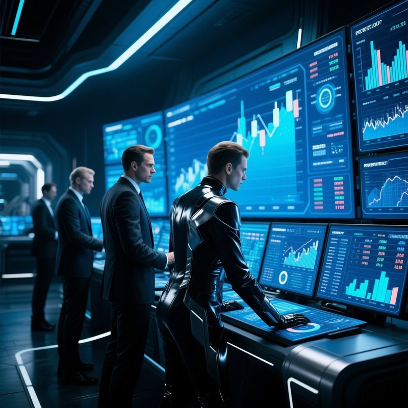 Traders On Trading Floor Science Fiction