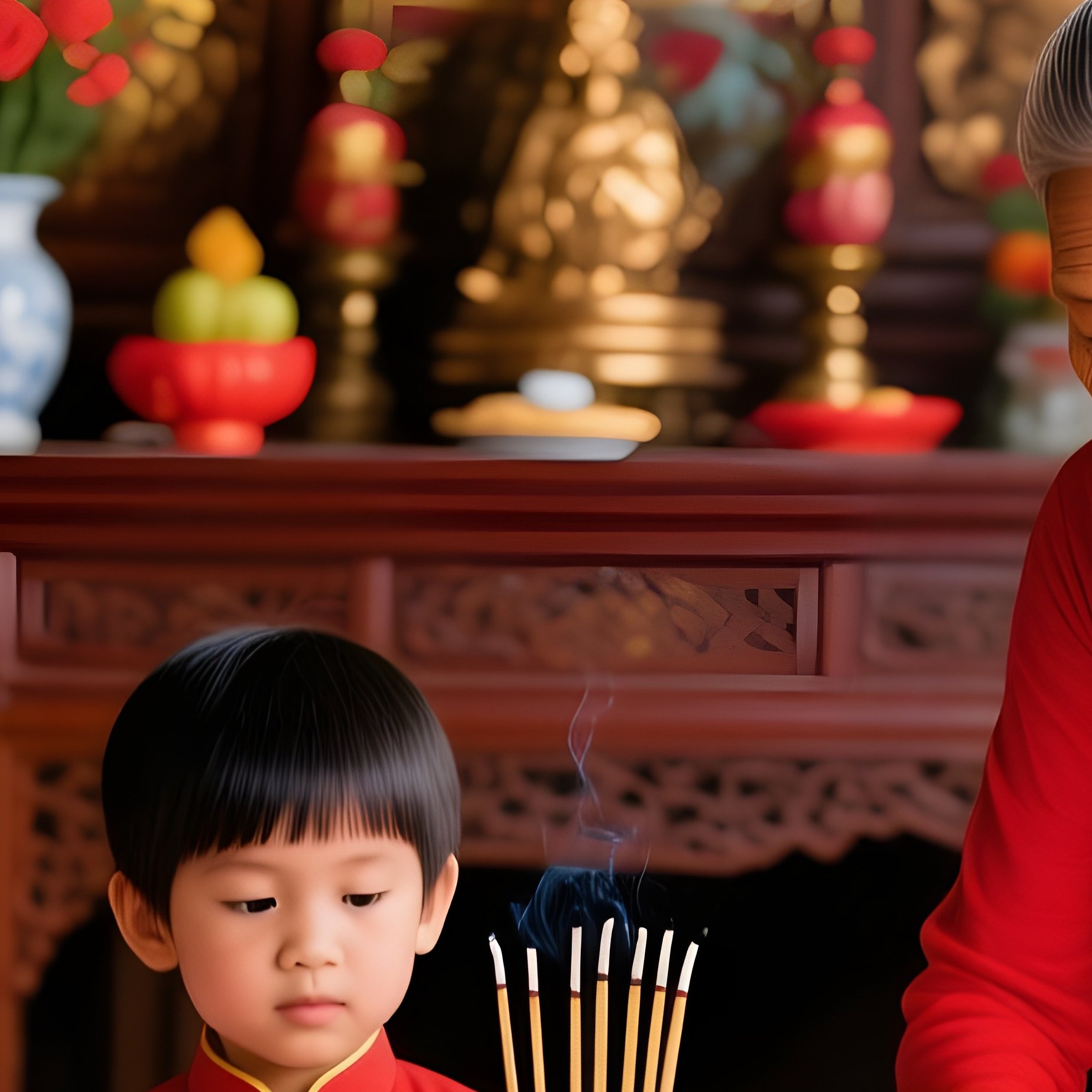 Traditional Banh Ritual Ceremony - Full Resolution Quality Preview