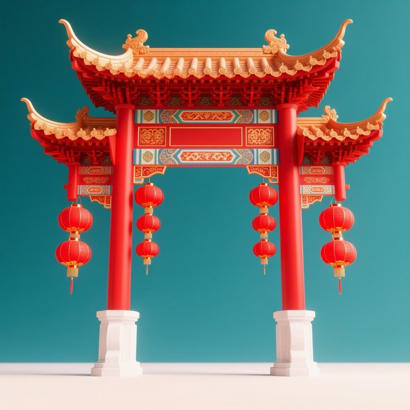 Traditional Chinese Archway Chinese Architecture