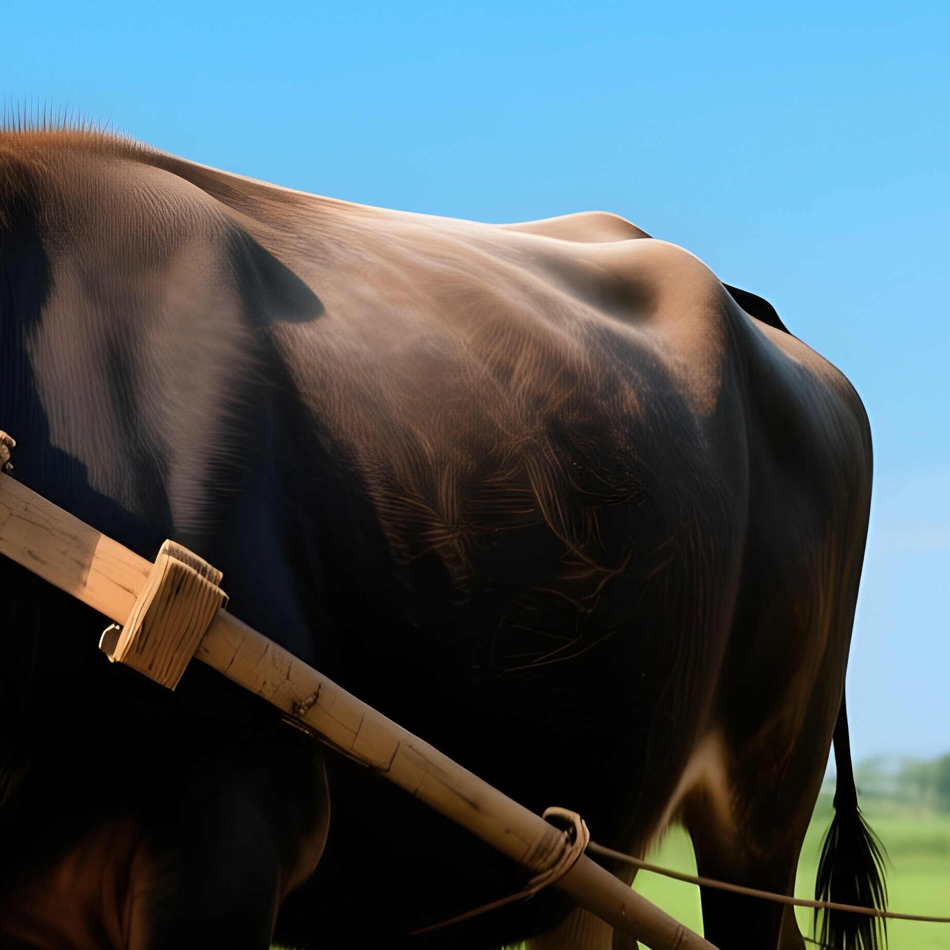 Traditional Farming Techniques In Rural Landscape - Full Resolution Quality Preview