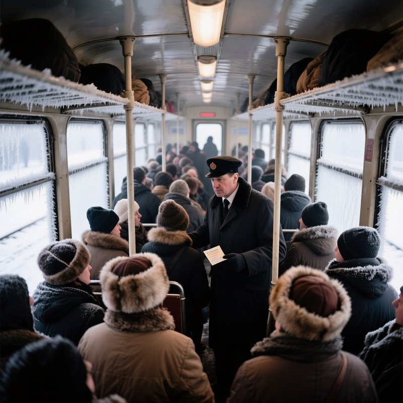 Tram Commute 1985 Tatra T3 Sverdlovsk Rush Hour
