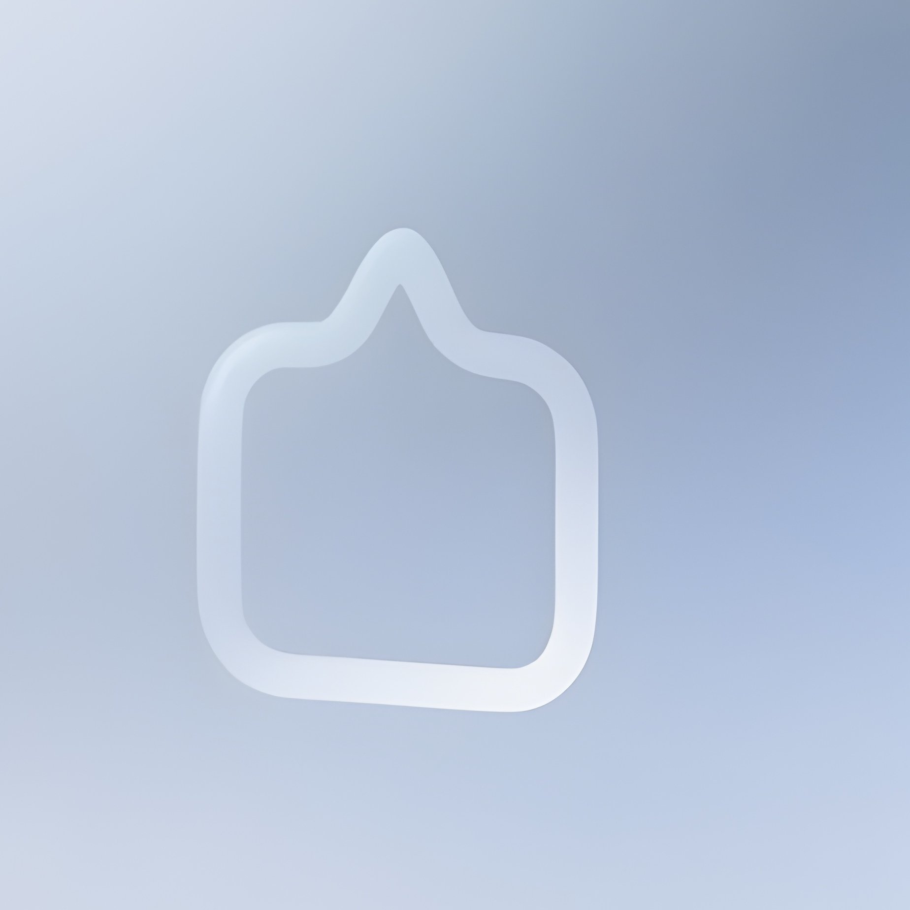 Transparent Clear Button Blurred Background No Icon - Full Resolution Quality Preview