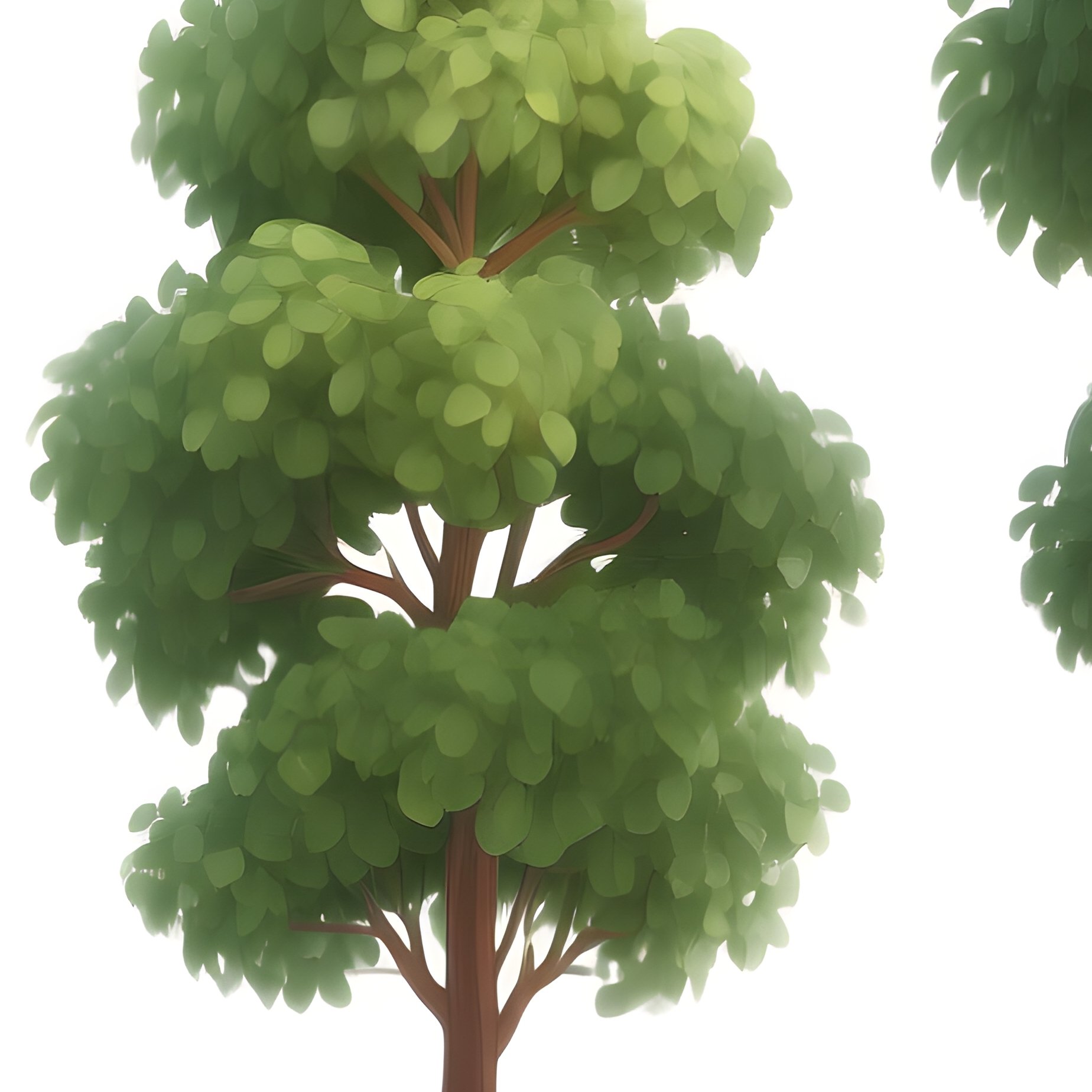 Trees In Various Stages Of Growth Trees Growth Stages - Full Resolution Quality Preview