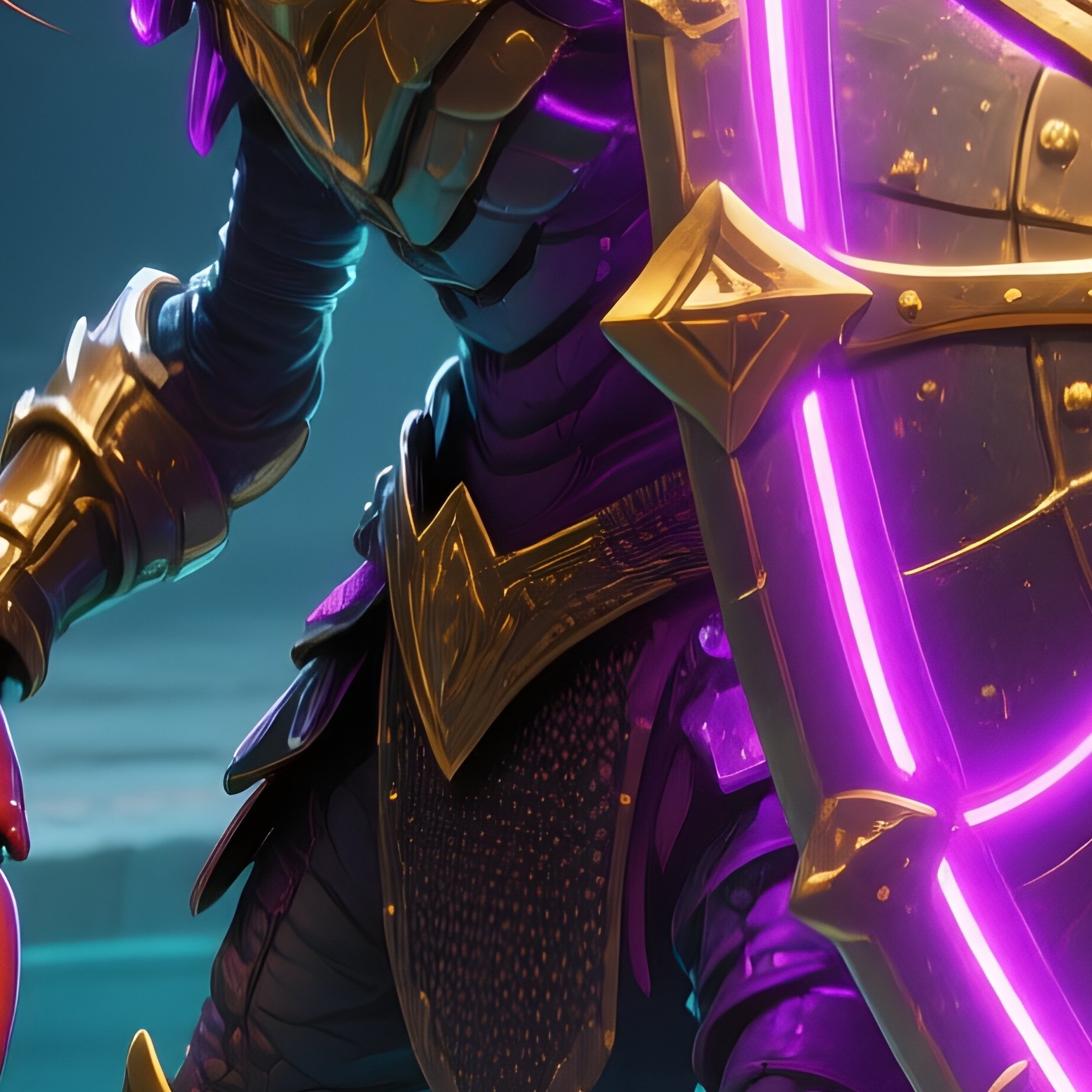 Triops Like Crustacean Ancient Shield Shaped Glowing Edges 2 - Full Resolution Quality Preview