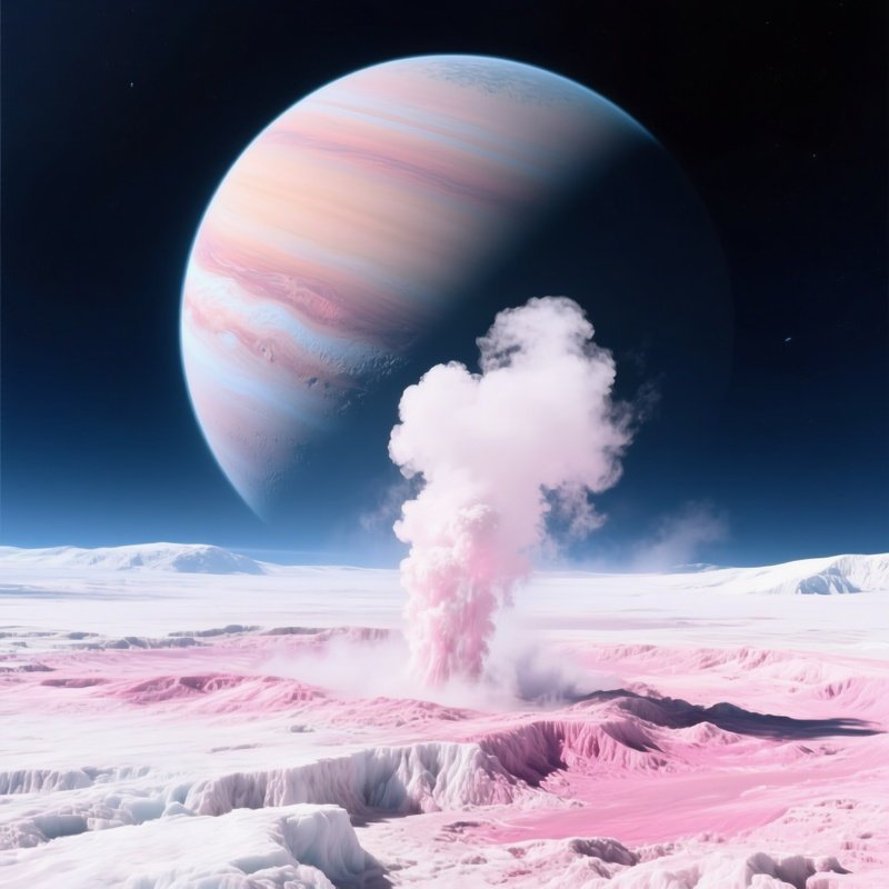 Tritons Icy Geysers Venting Plumes Into Neptunes Shadow