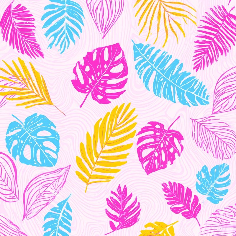 Tropical Leaves Pattern Tropical Leaves